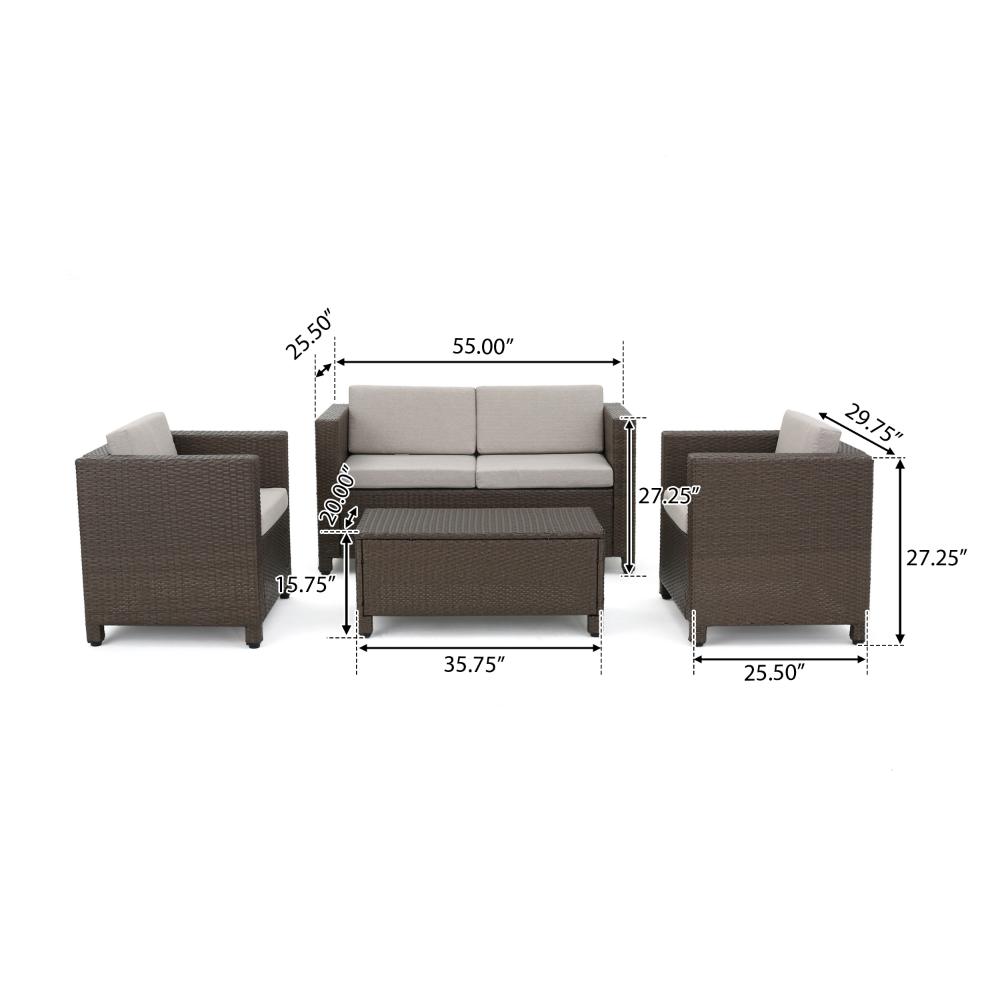 Benzara BM335691 Patio-Conversation-Sets - View #5