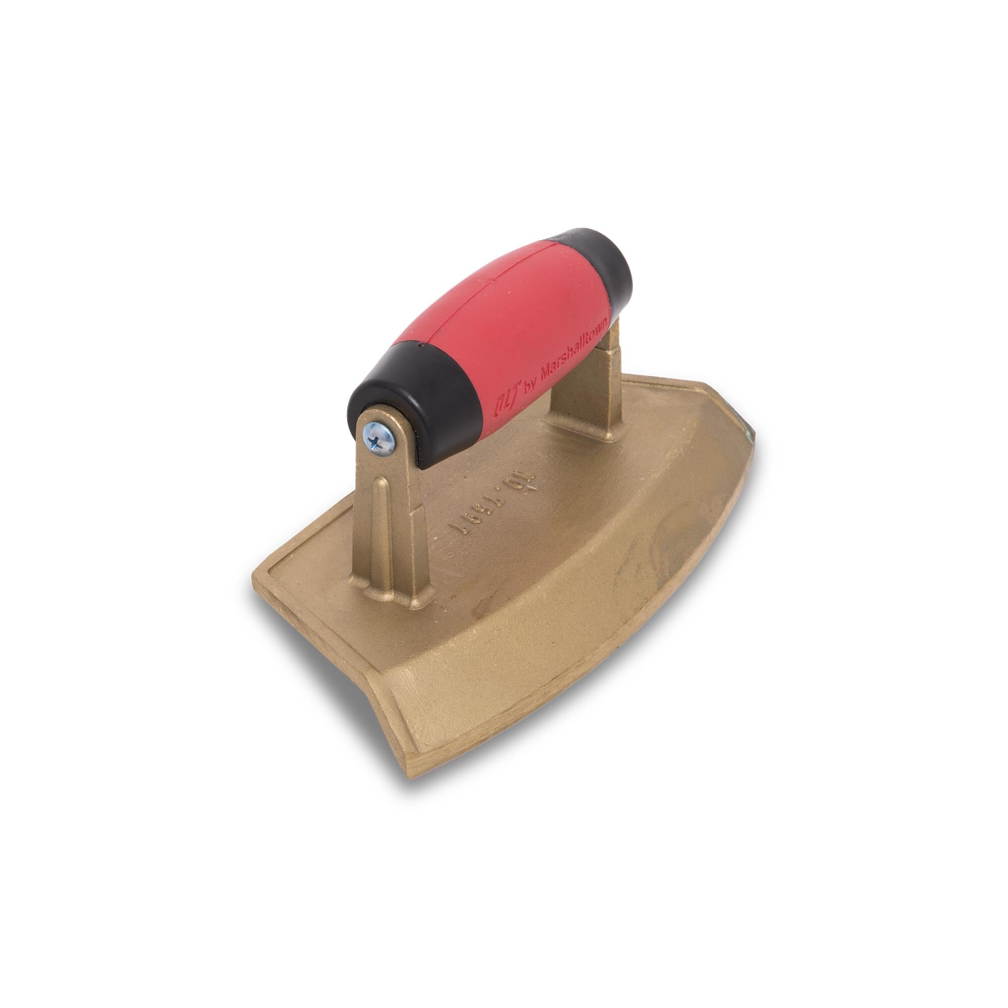 QLT by Marshalltown 7599 8-in x 4-in Bronze Concrete Edger with 18-in Radius