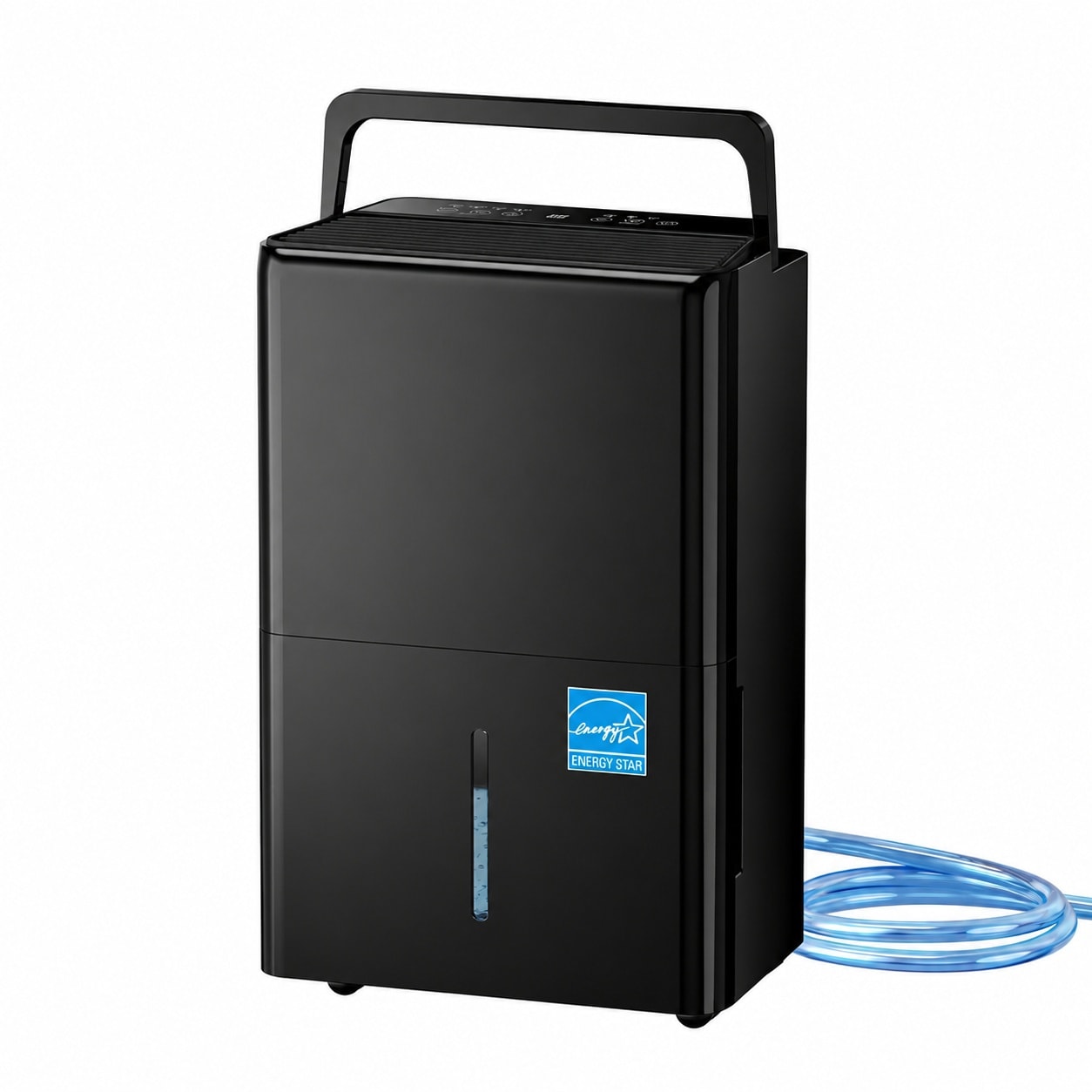Aoibox  50 Pint Dehumidifier with Built in Pump 4500 sq ft Coverage Energy Star Black with Bucket
