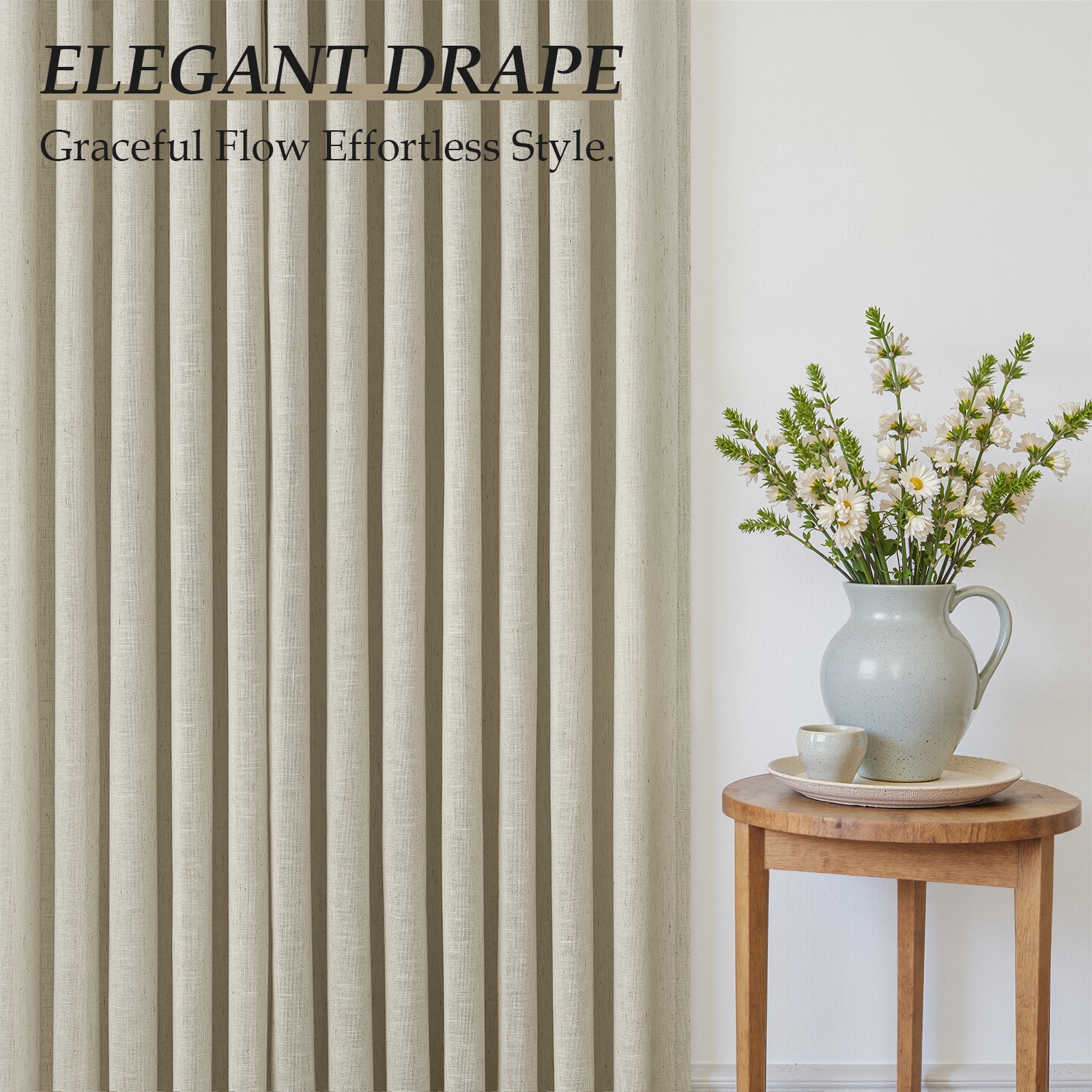 Topfinel 217HZ LINEN 40X84 curtains - View #2