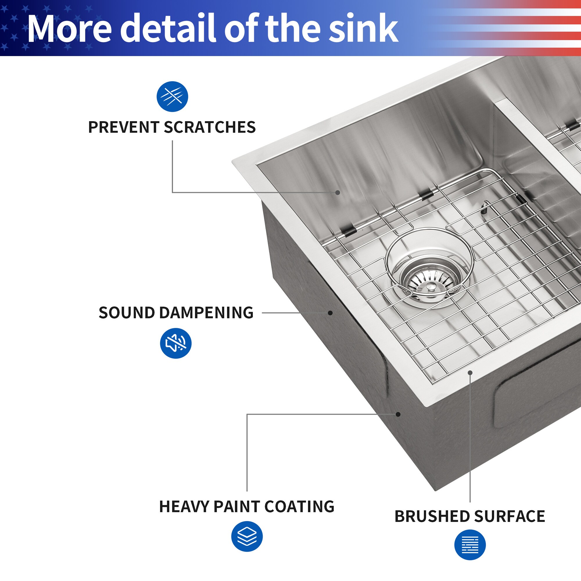 Rainlex RX-SS32-3019-55 Kitchen-Sinks - View #5