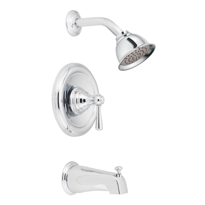 Moen Kingsley Chrome 1 Handle Bathtub, How To Change Bathtub Shower Faucet