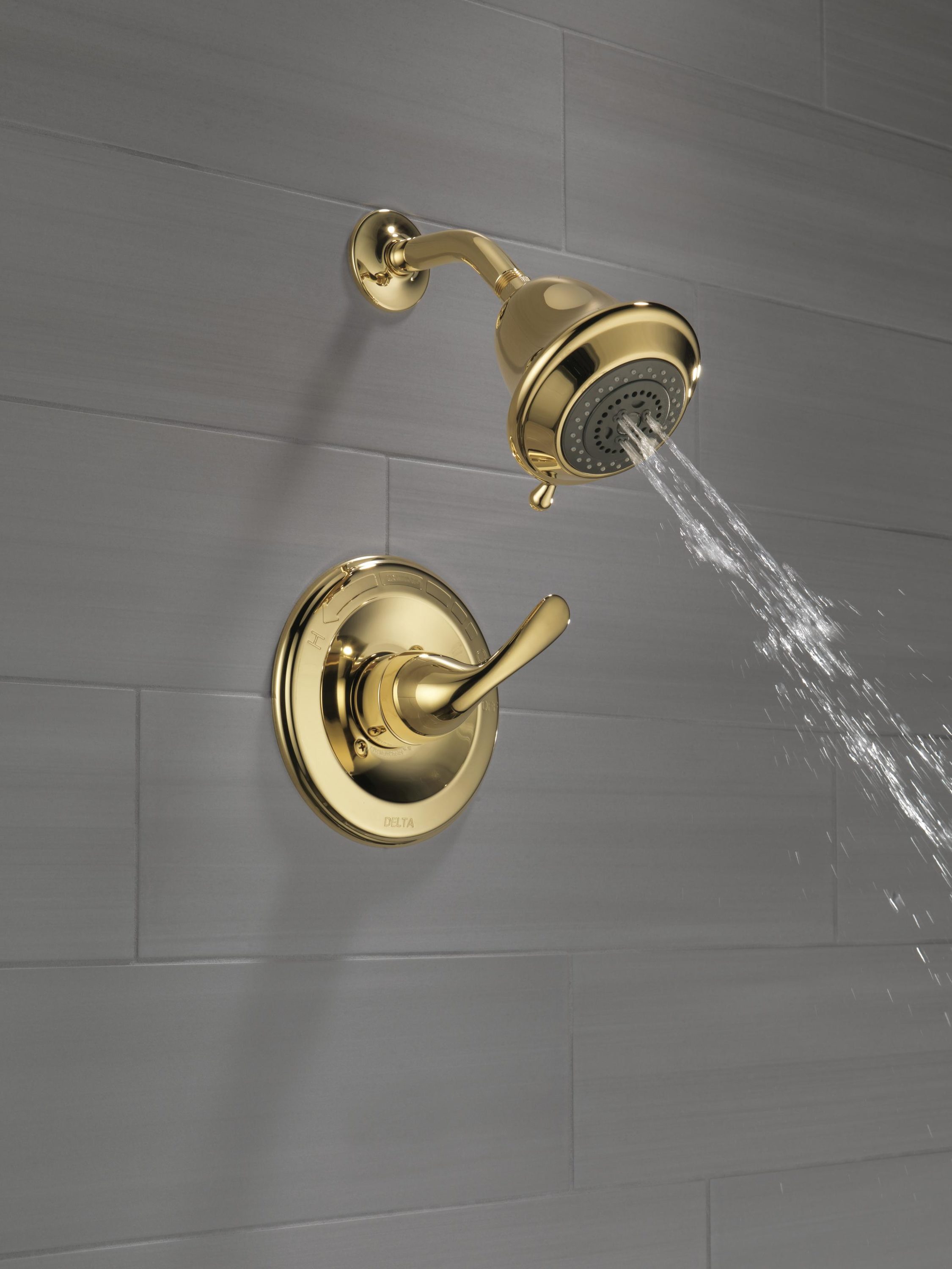 Delta Classic Polished Brass 1-handle Shower Faucet in the Shower ...