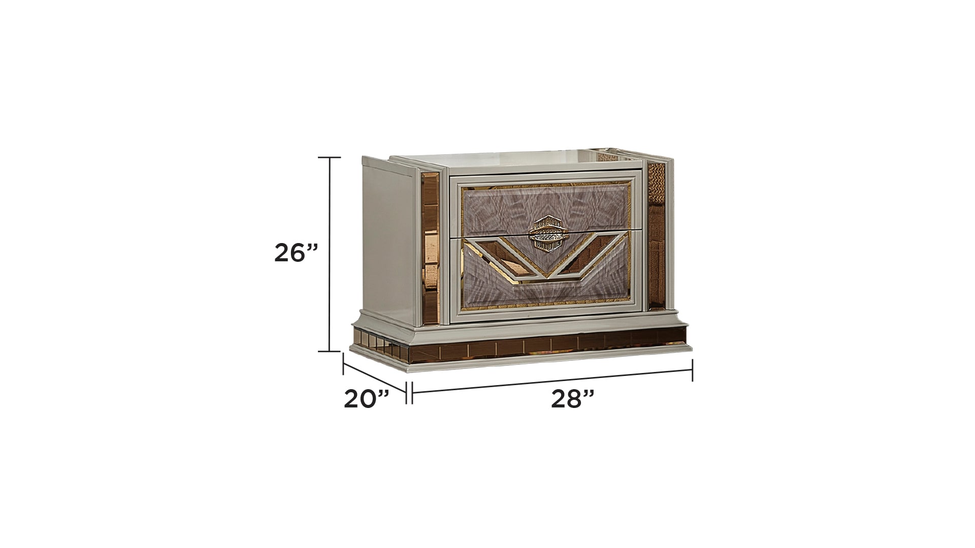 Galaxy 601955553520 nightstands - View #3