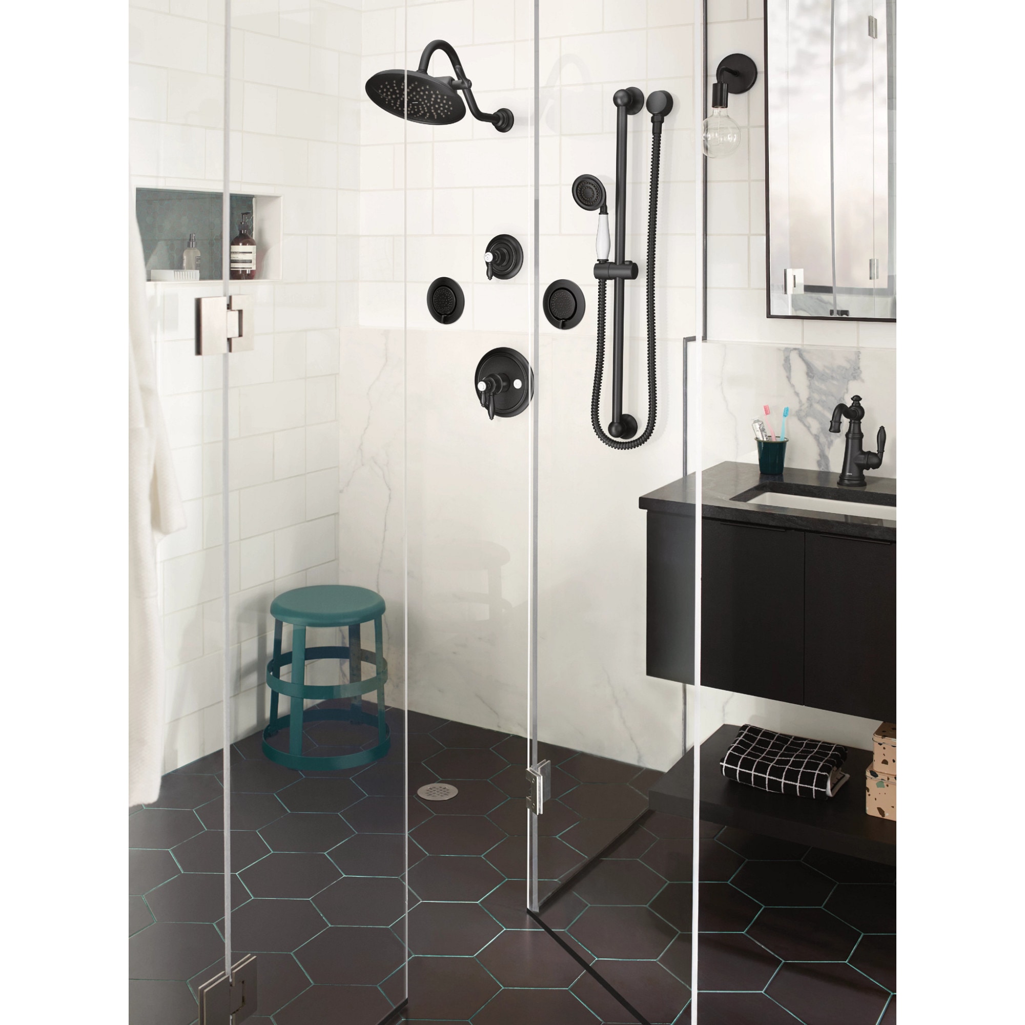Moen S12107EPBL Tub-Shower-Faucets - View #2