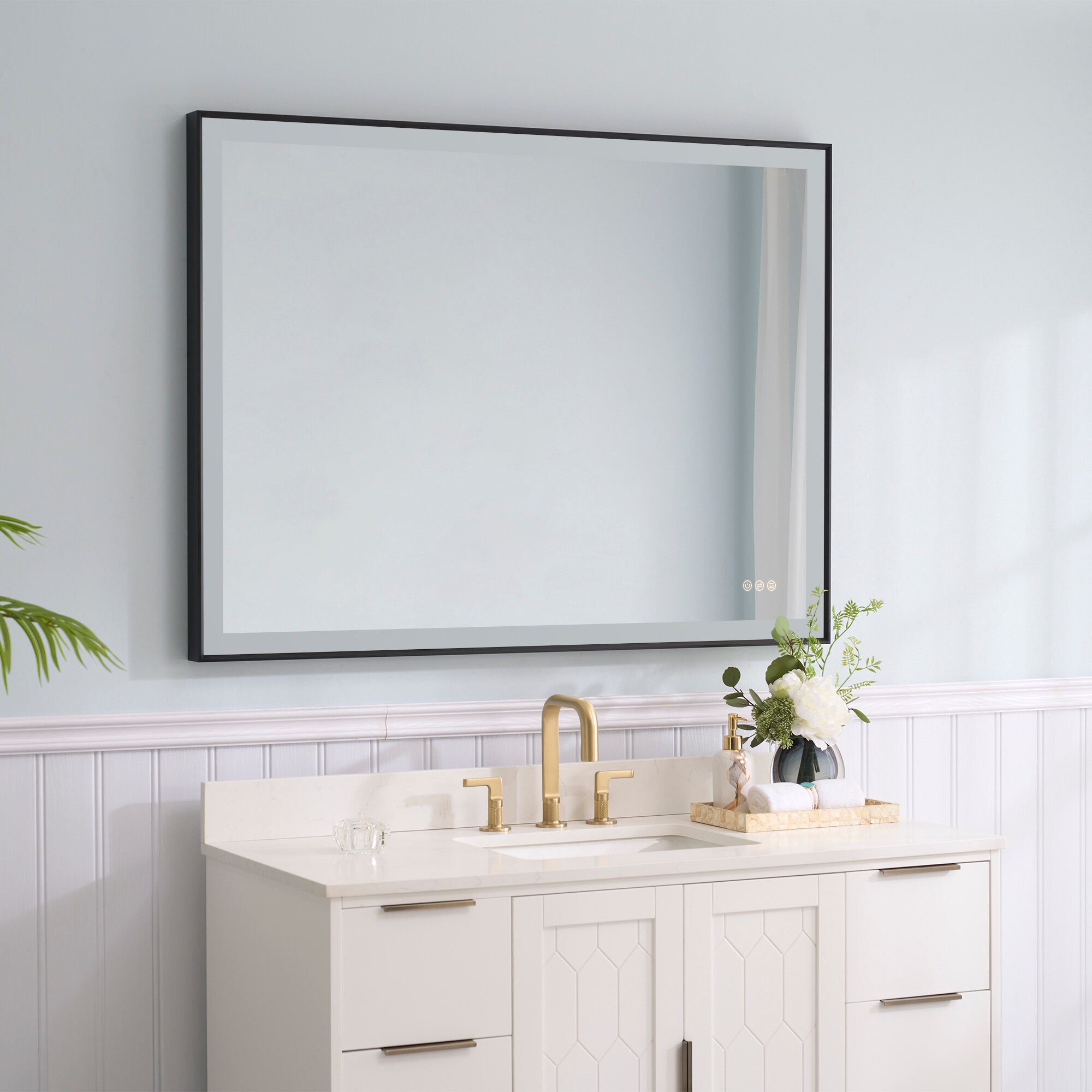 WELLFOR M1FM4836MB Framed-Bath-Mirrors - View #2