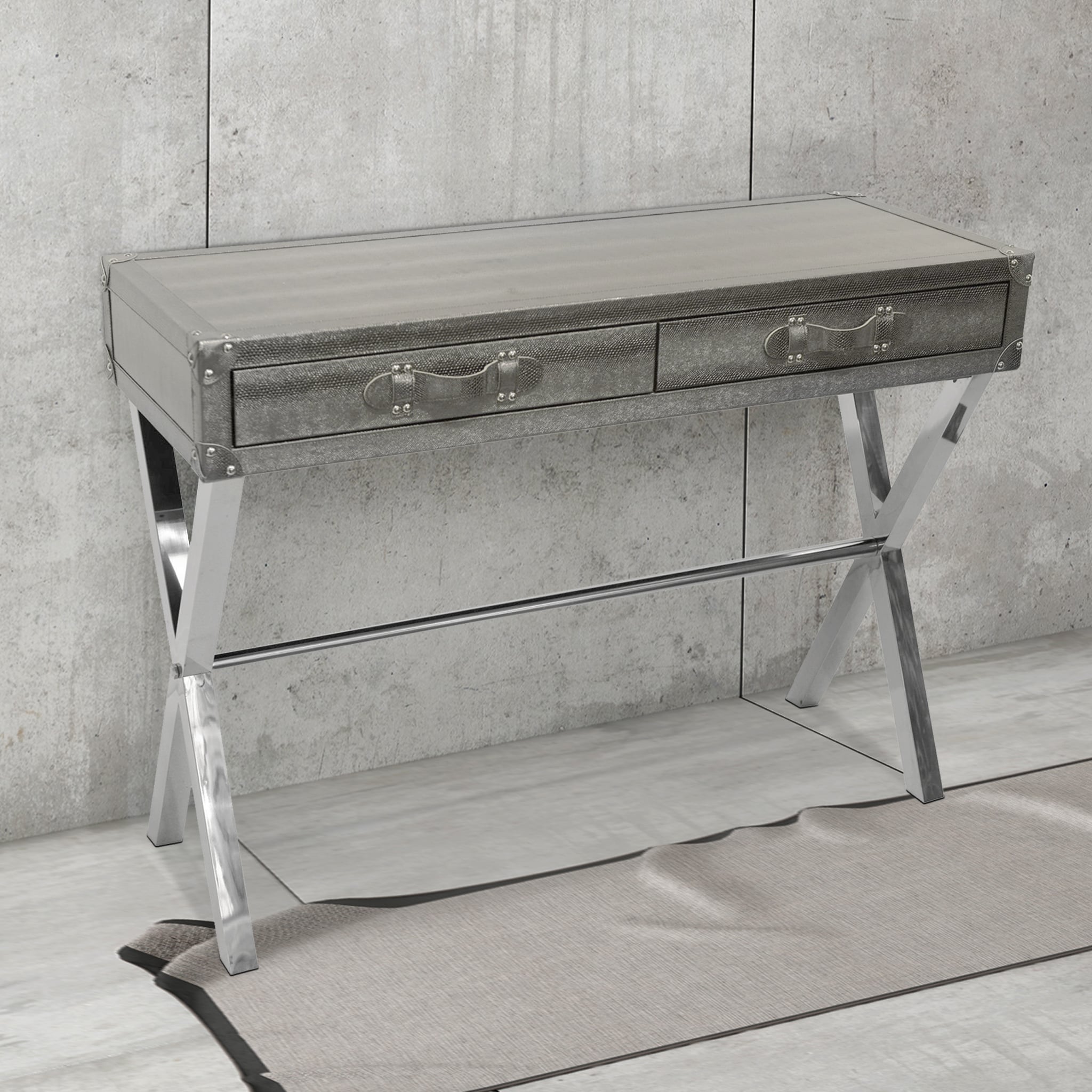 Empire Art Direct EXL-1004-02SLV-SS Console-Sofa-Tables - View #12
