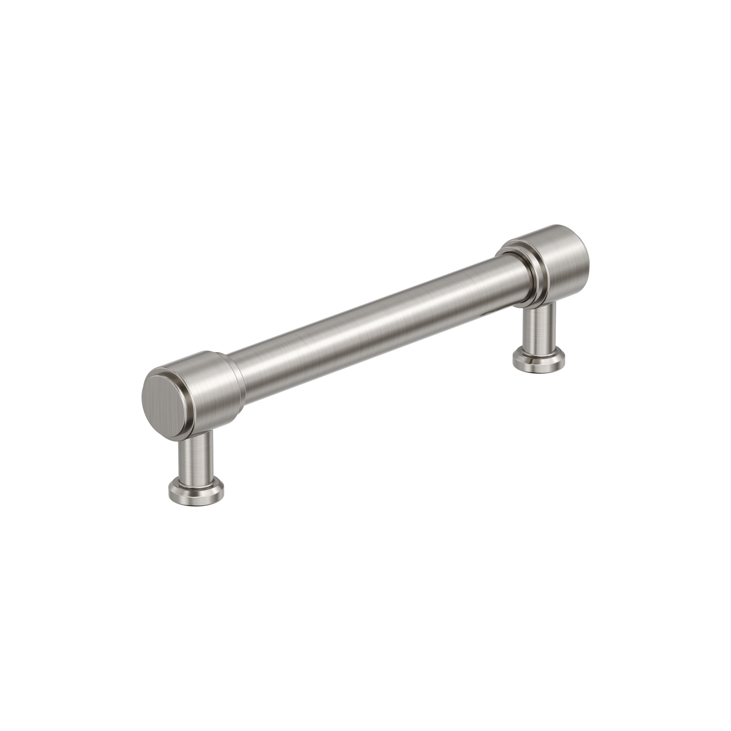 Amerock BP37464G10 Faircrest 5-1/16-in , 128mm Center to Center Satin Nickel Cylindrical Bar Drawer Pull