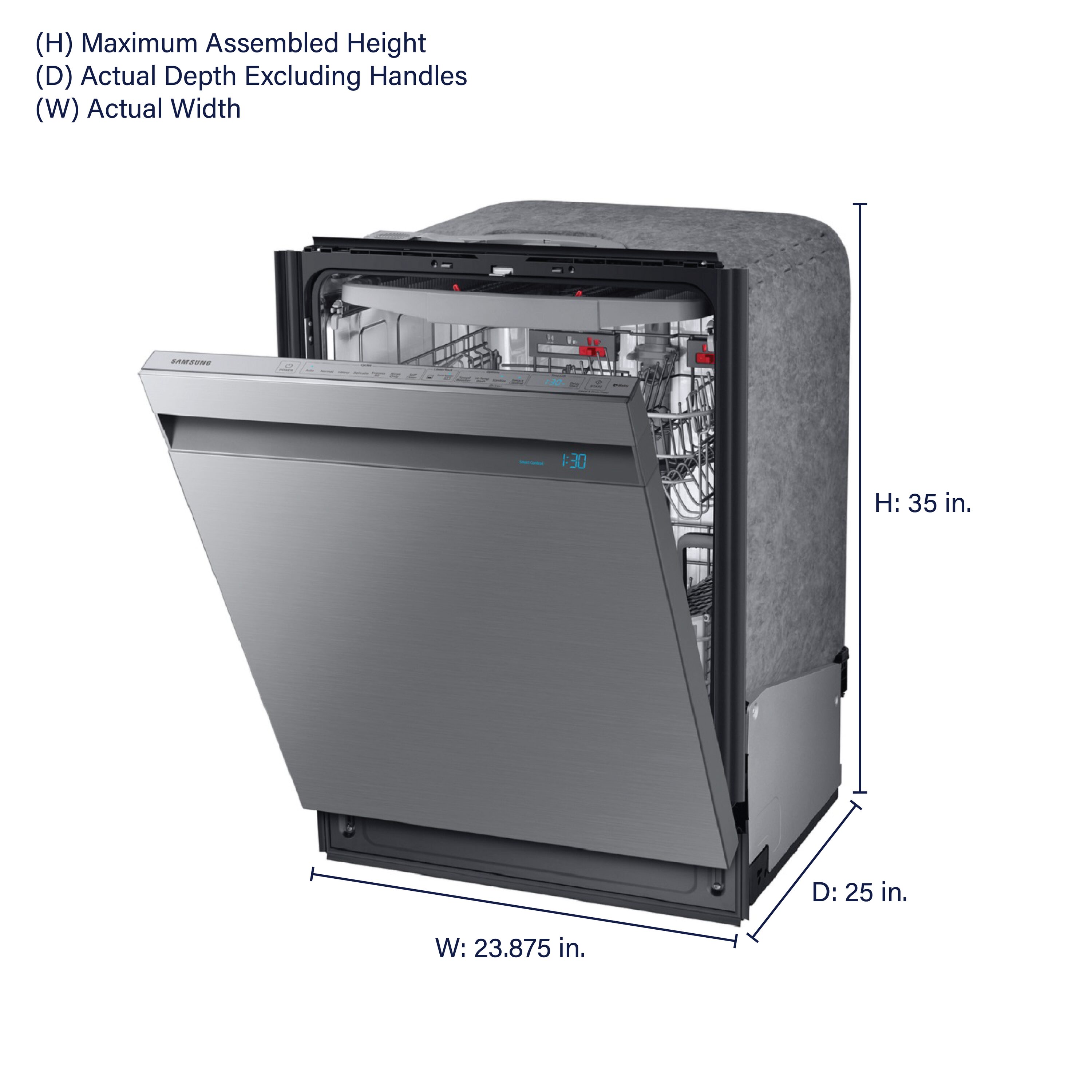 Samsung DW80R9950US Builtin-Dish - View #3