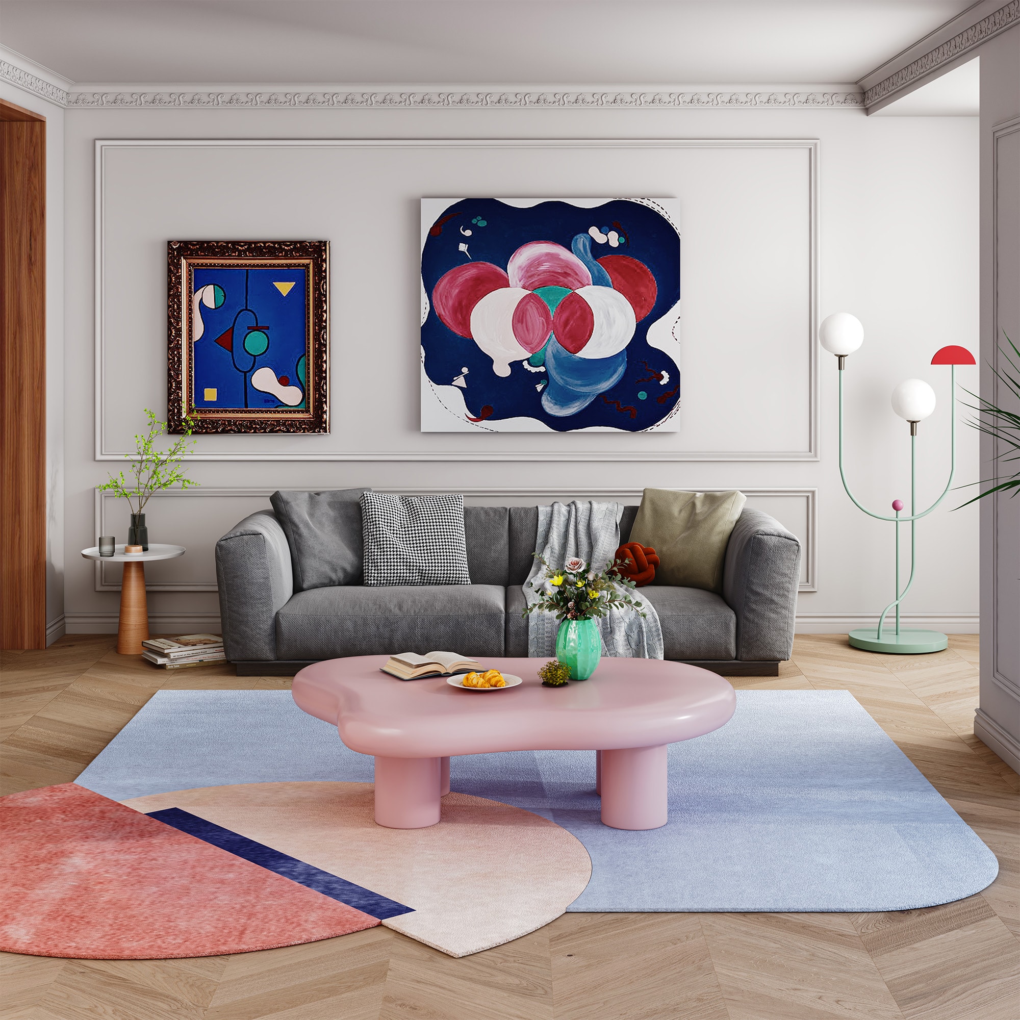 Oizaye DB-CT-3302PINK Coffee-Tables - View #10