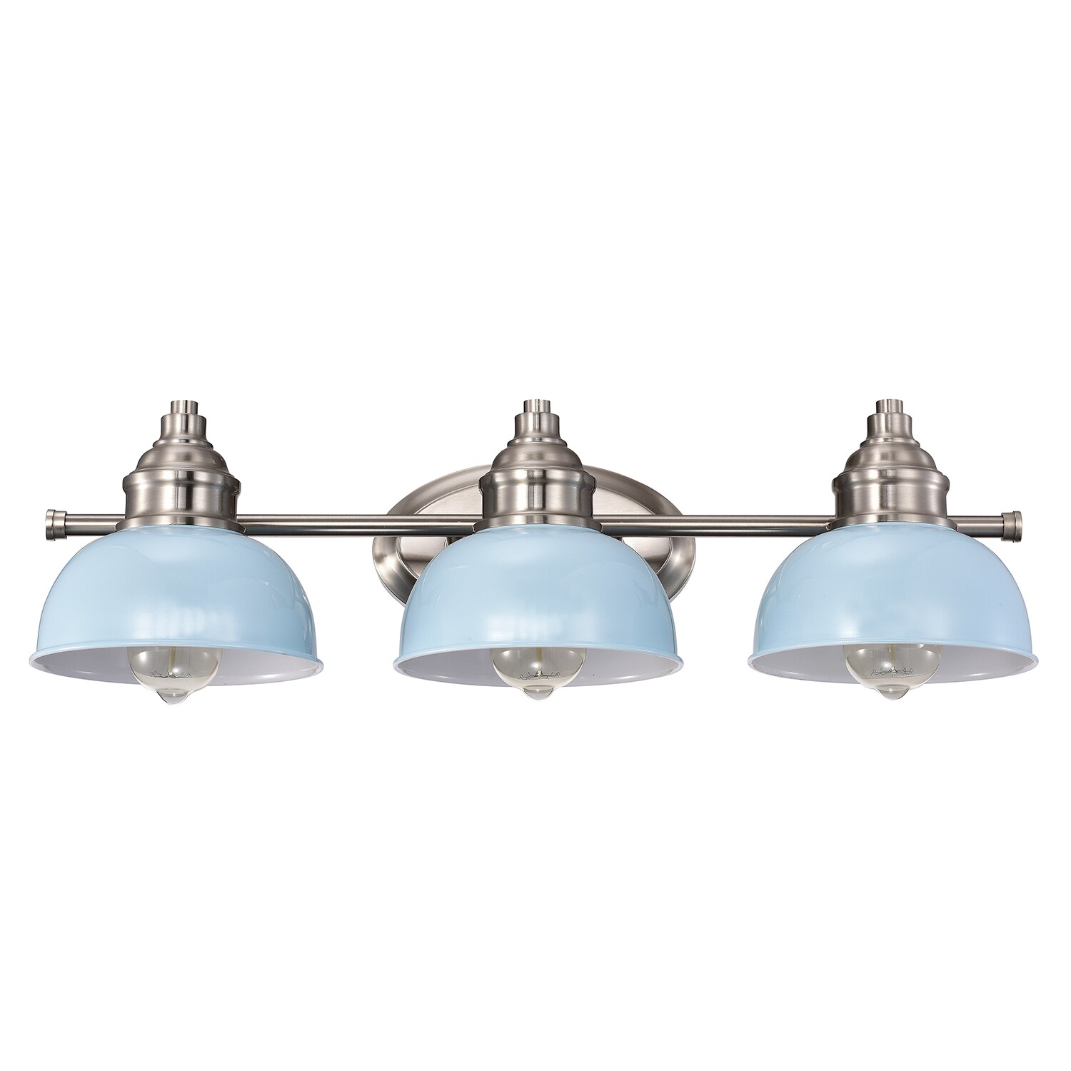 blue vanity light fixture