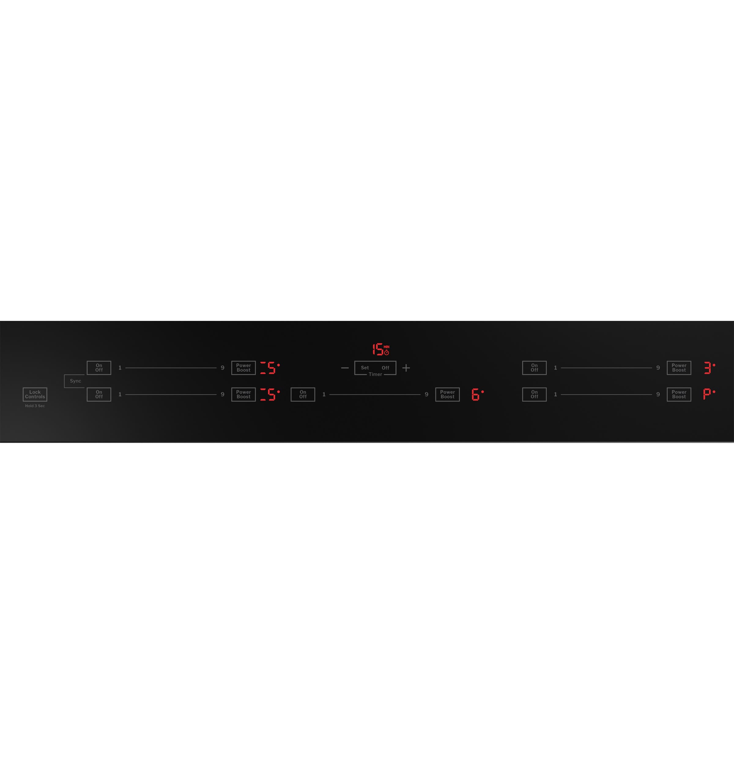 GE PHP6036DWBB Induction-Cooktops - View #5