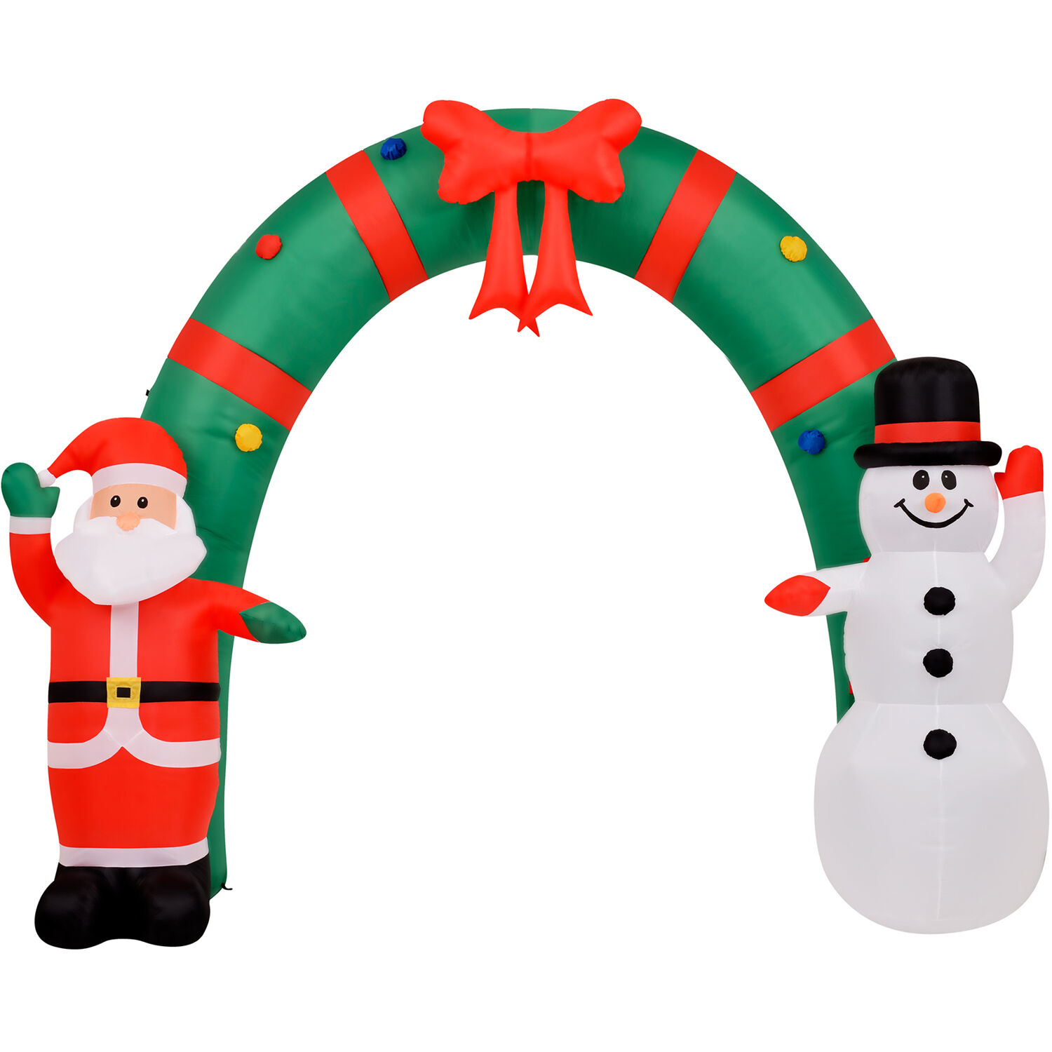 logobrands 7 ft. Notre Dame Santa Clause Yard Inflatable 190-100-SC - The  Home Depot