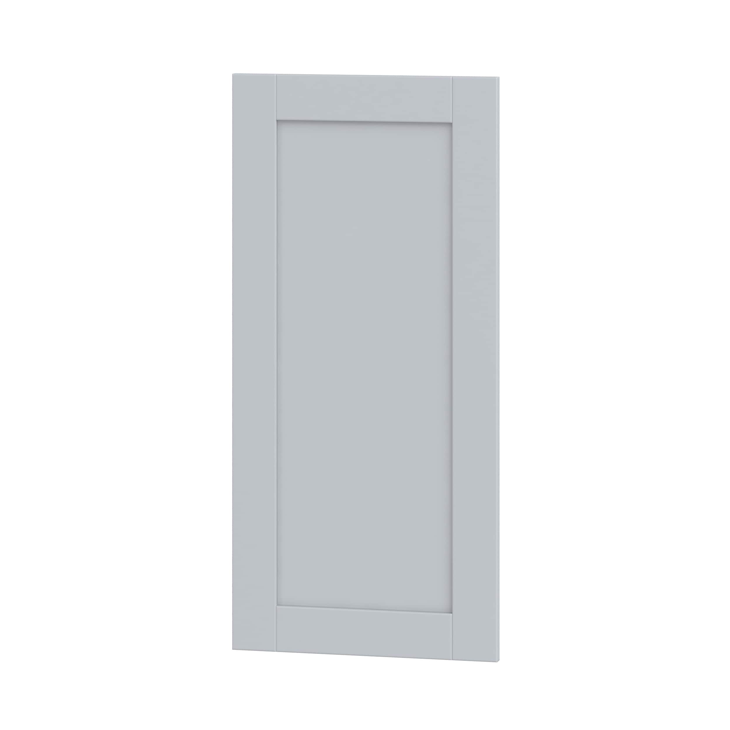 Hugo&Borg DSDR16.535-CH Charlesberg 16.5-in W x 35-in H Light Gray Laminate Shaker Wall cabinet door (Fits 18-in x 30-in wall box )