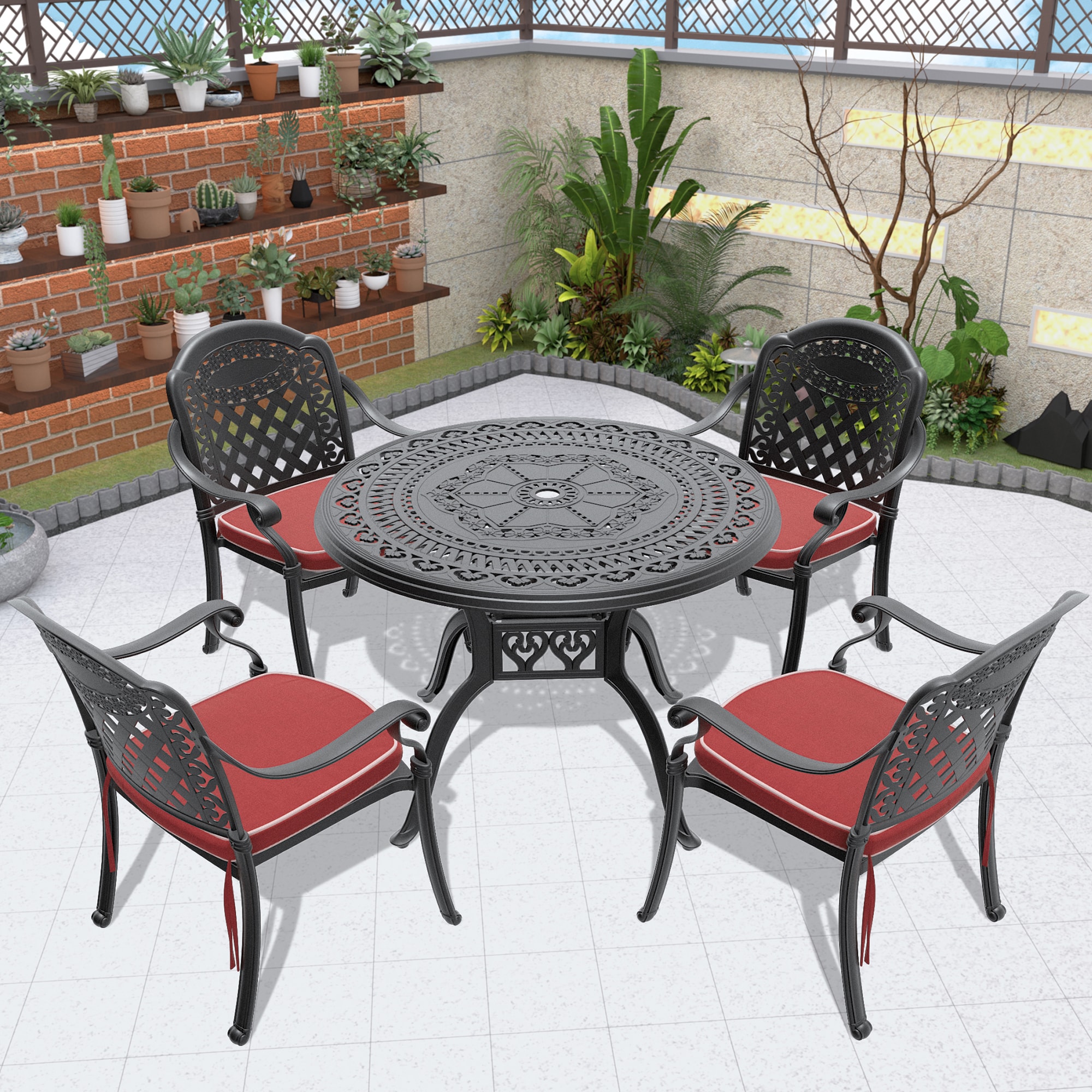Forclover DASE-S026 Patio-Dining-Sets - View #3