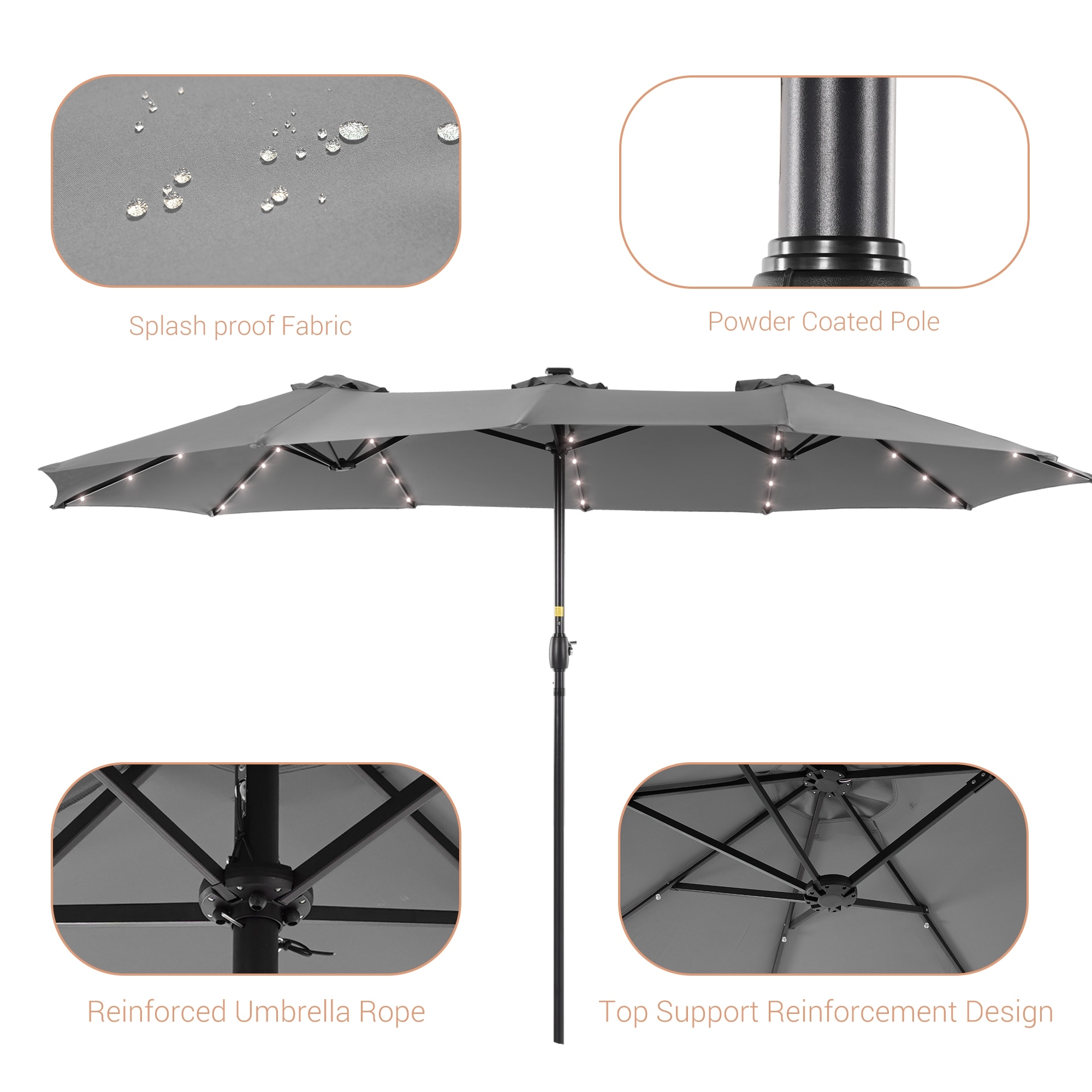 ACEGOSES LW-LED460GY Umbrellas-2 - View #6