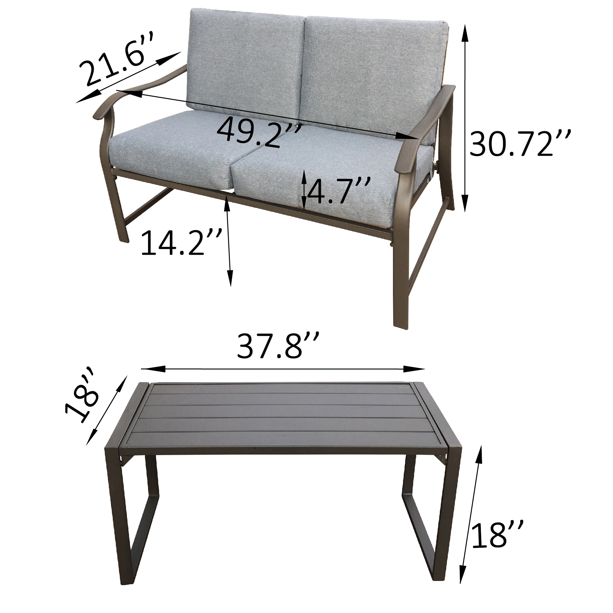 Miki Shinly WS-2244-18QI Patio-Conversation-Sets - View #9