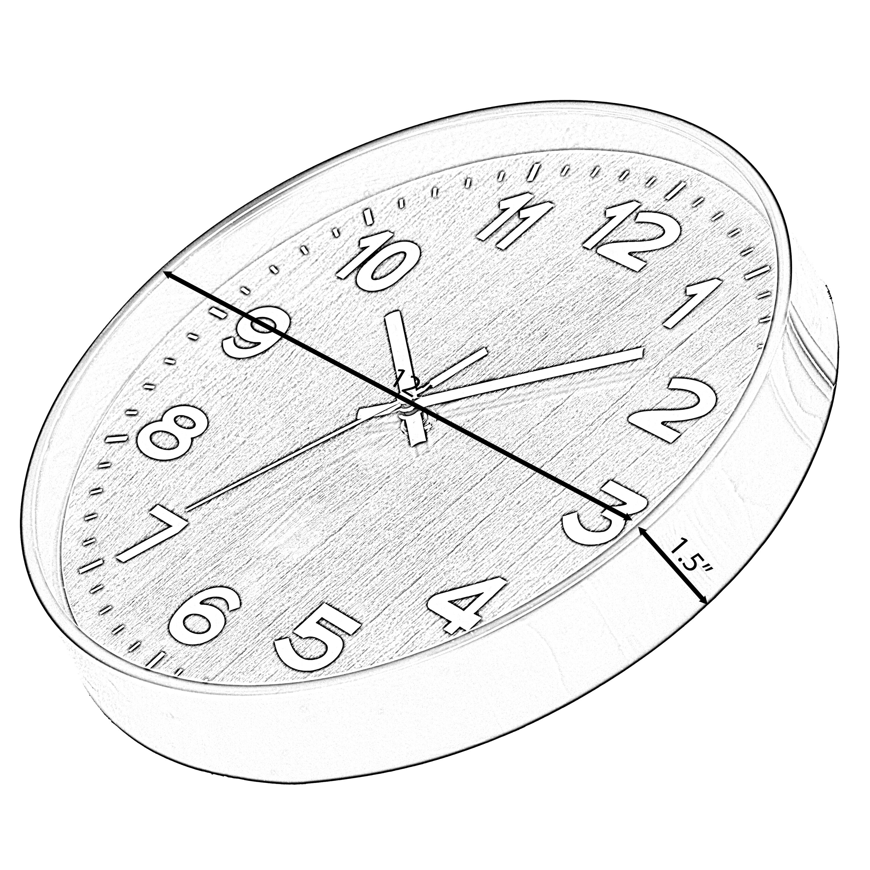 Clockswise QI004142.BN Indoor-Outdoor-Clocks - View #4