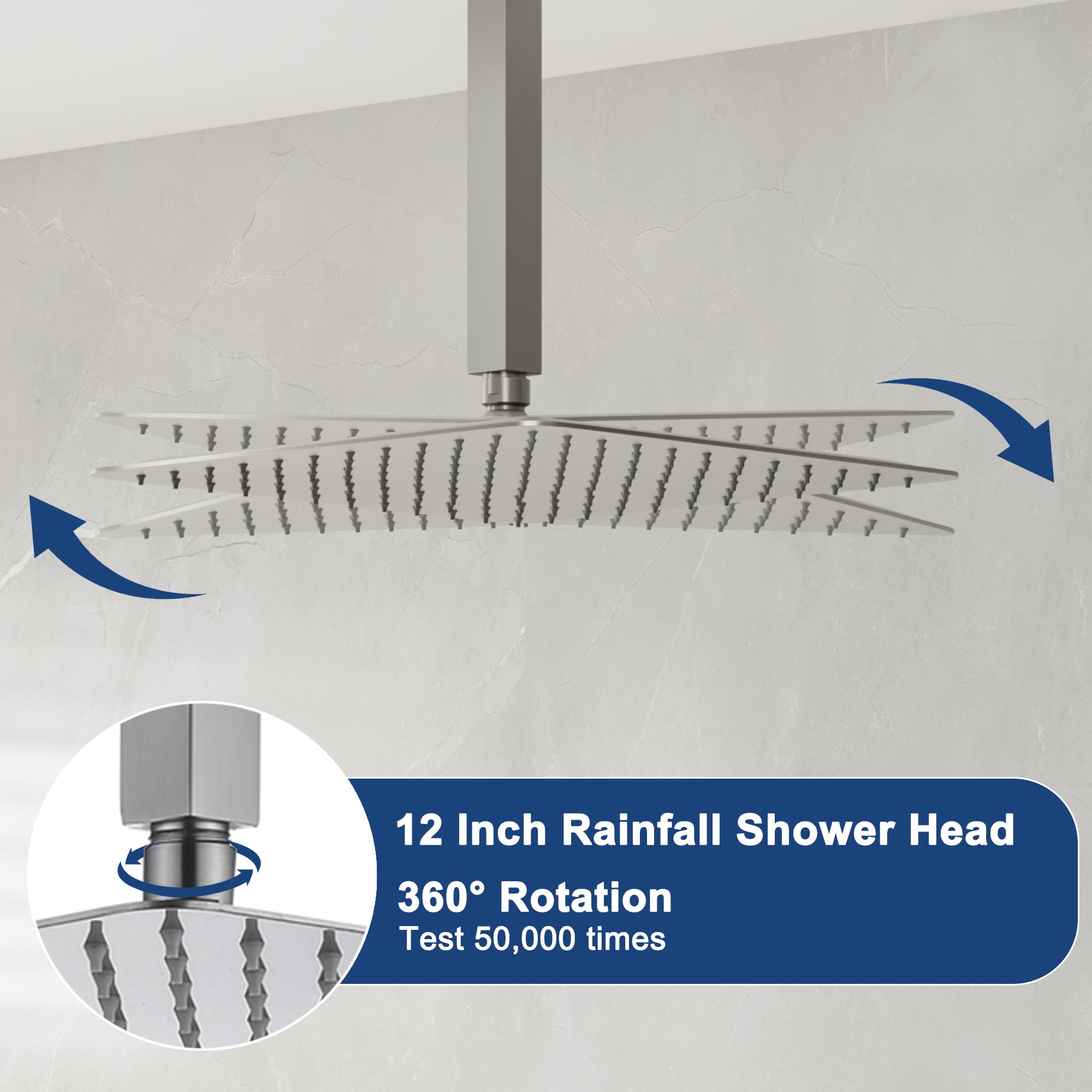 CASAINC MCS682-12MB Showerhead-Bar-Panels - View #6