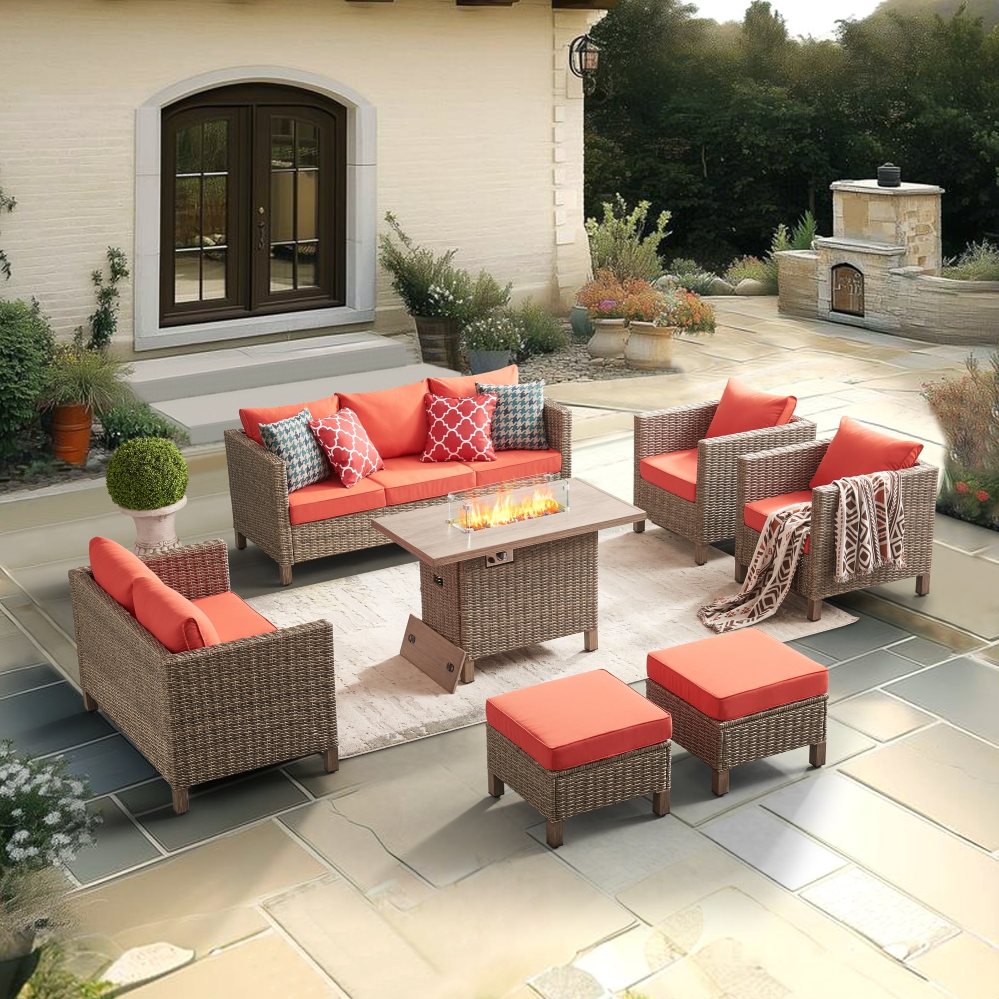 EDYO LIVING SMX04FT-OR Patio-Conversation-Sets - View #12