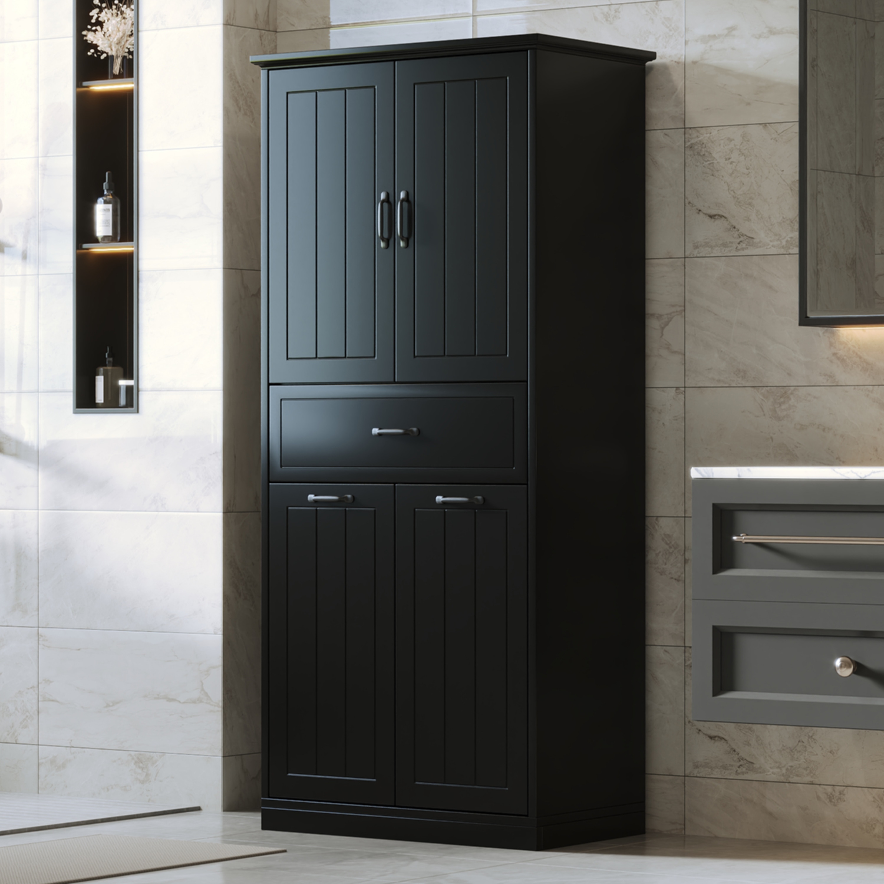 Forclover DASE-P243350B Linen-Cabinets - View #12