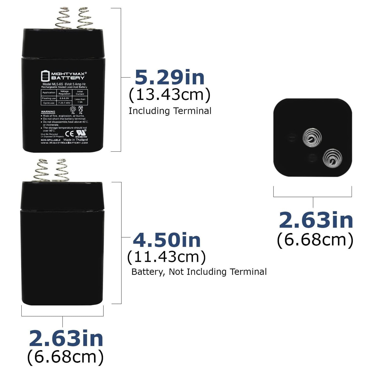 Mighty Max Battery MAX3467140 Device-Replacement-Batteries - View #3
