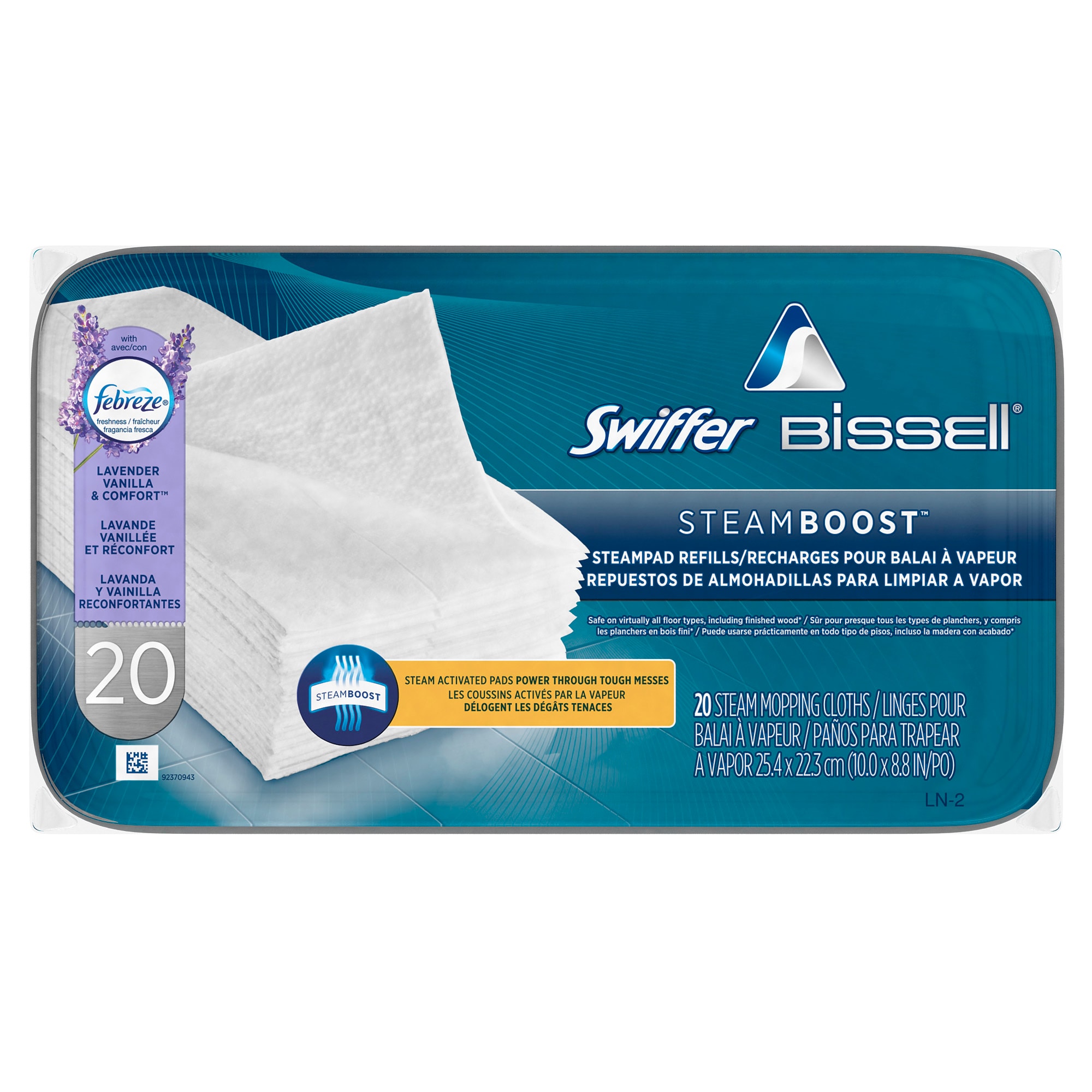 3 Reusable Replacement Microfiber Pads Compatible w/ Swiffer Bissell Steamboost 