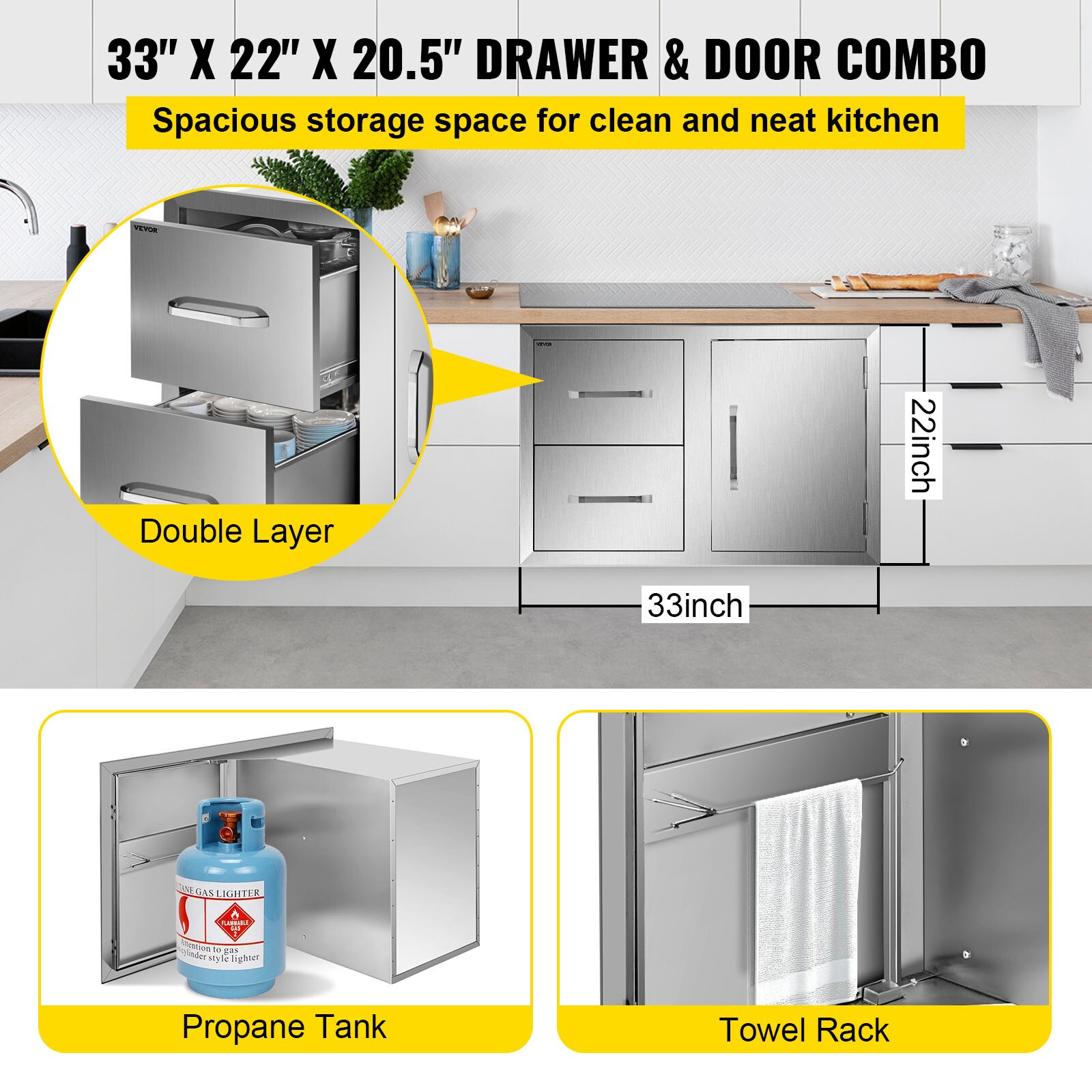 VEVOR CTG20.5X22X330001V0 Modular-Outdoor-Kitchens - View #3
