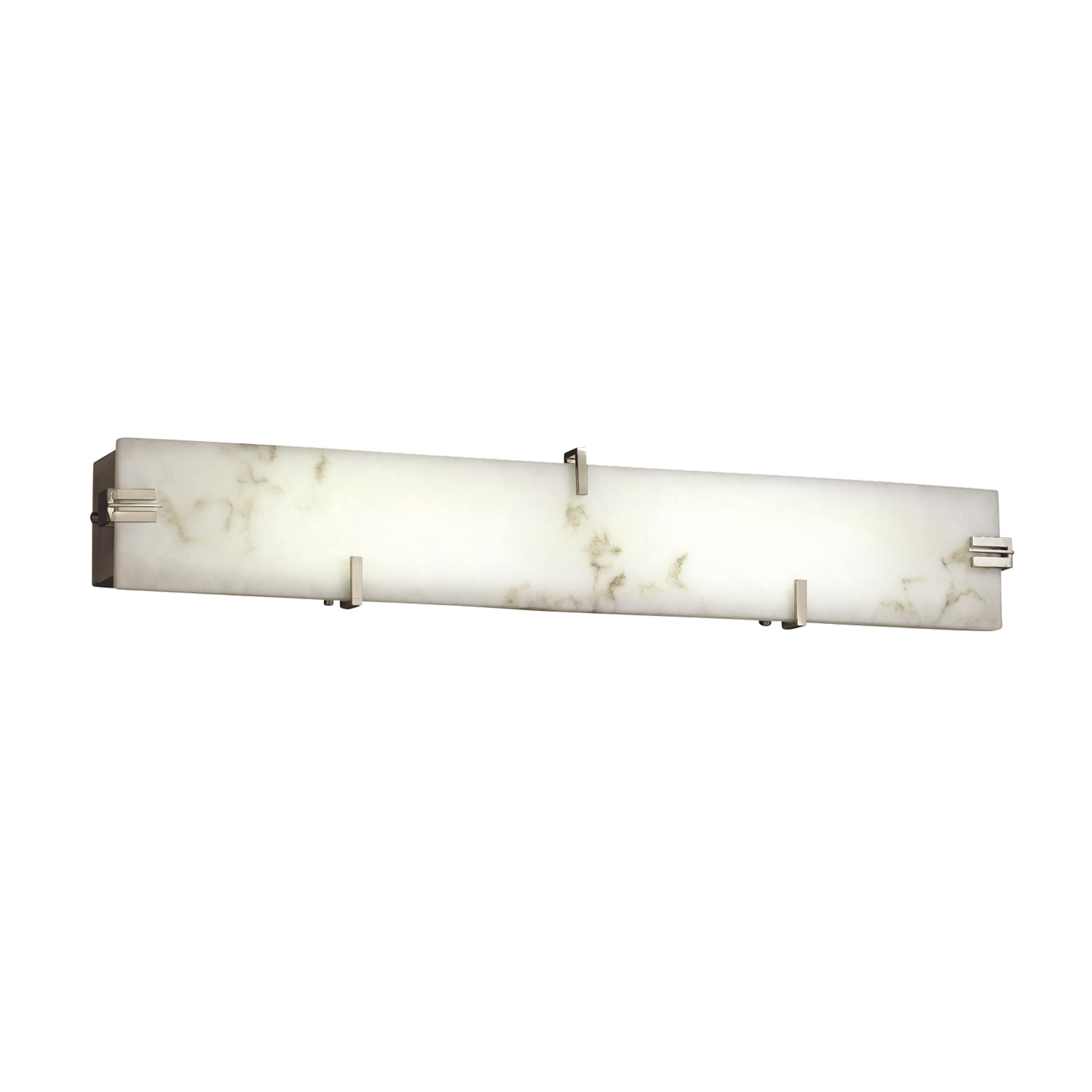 Justice Design Group FAL-8880-NCKL LumenAria 36-in 1-Light Brushed Nickel LED Transitional Vanity Light