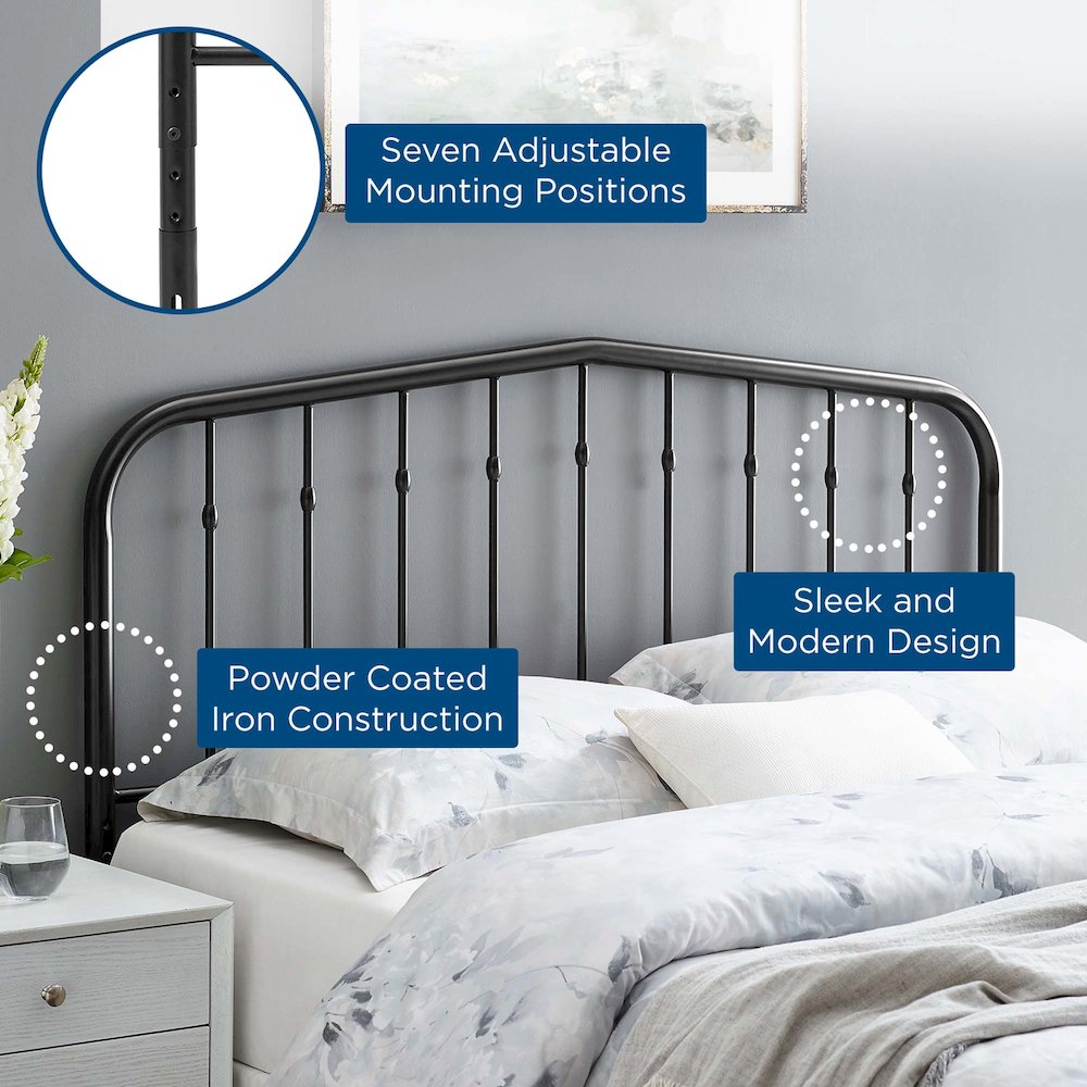 Modway MOD-6166-BLK Upholstered-Headboards - View #6