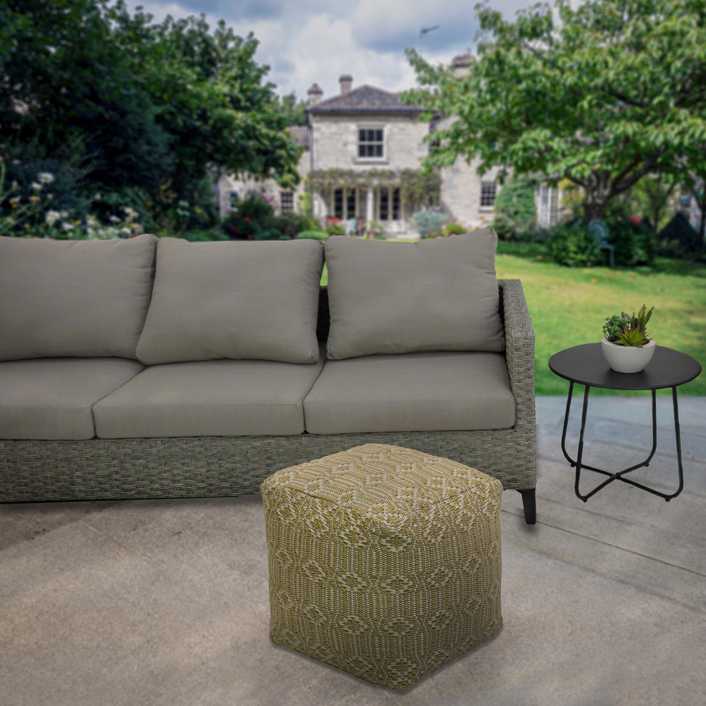 National Outdoor Living SW85-SEIPO9B-1 Stools-Ottomans - View #4