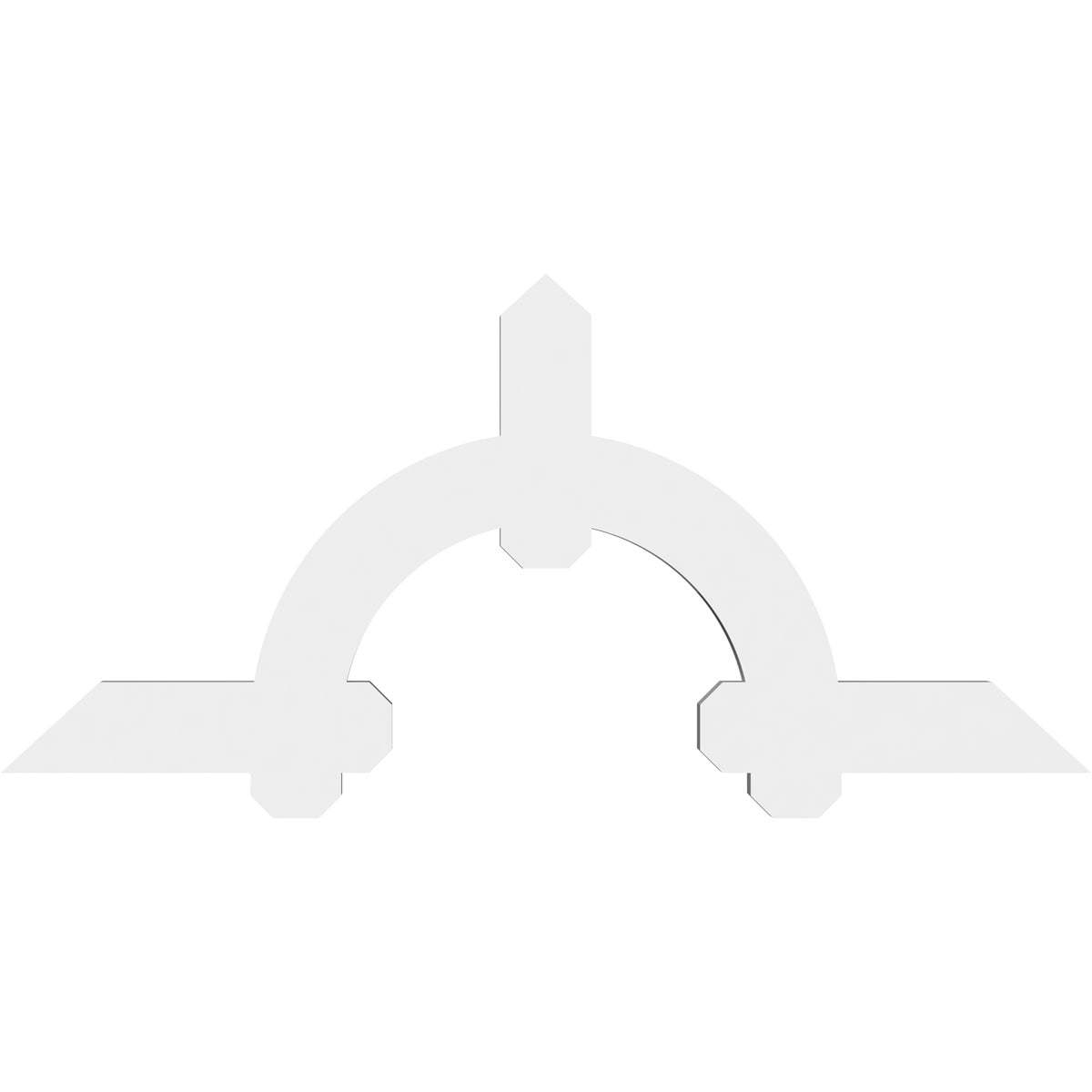 Ekena Millwork GBP048X22X0204ERI00 Exterior-Brackets-Braces - View #2