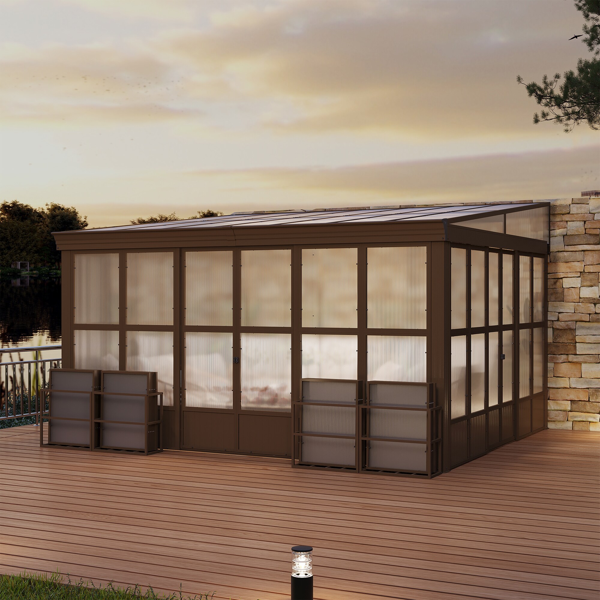 Mondawe MD-LGFP1649 Wood-Resin-Gazebos - View #12