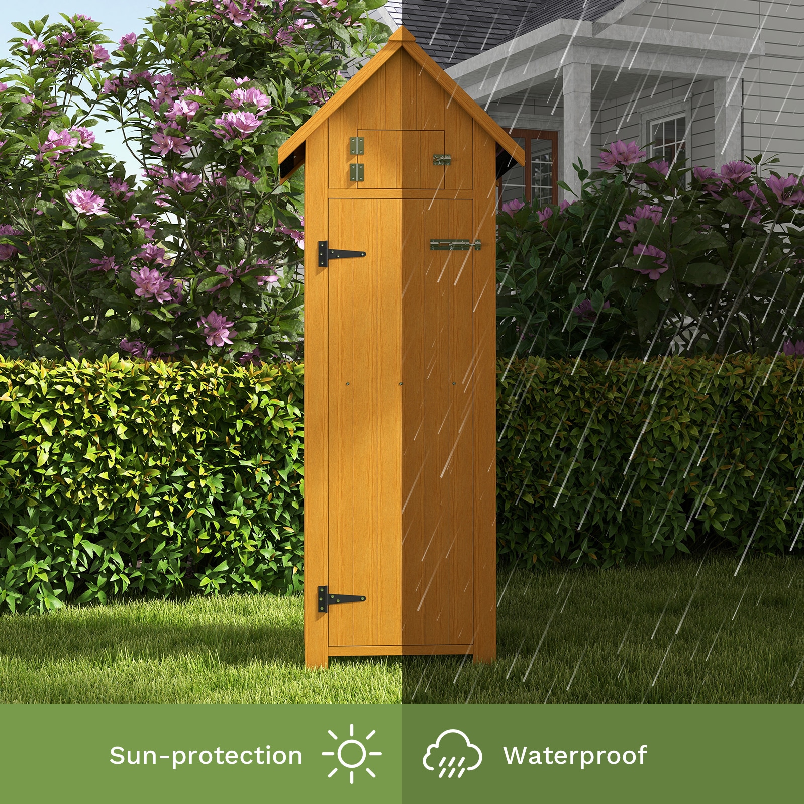 Patiowell WES-PS23-0221-SBG Wood-Storage-Buildings - View #7