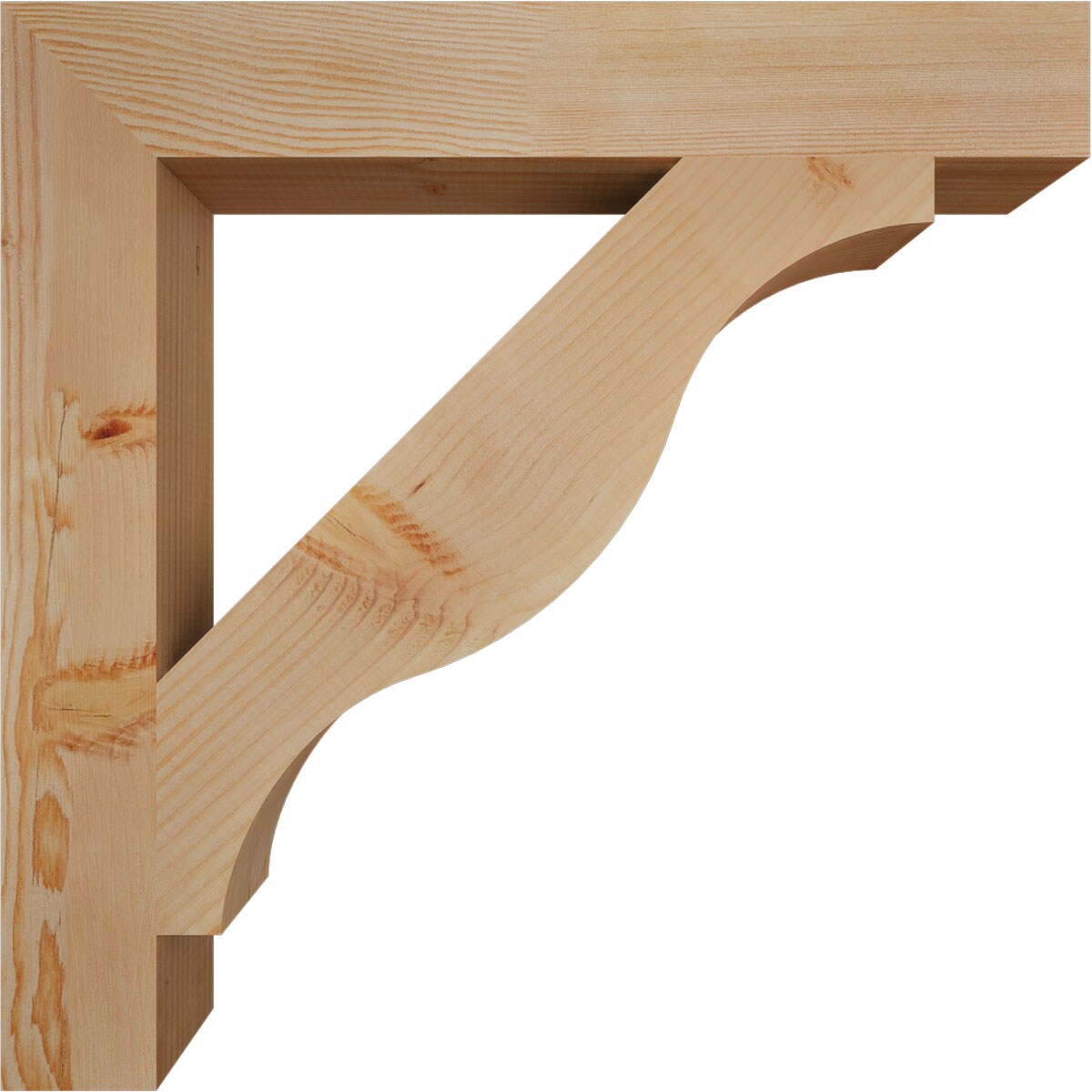 Ekena Millwork BKT04X28X28FST05SDF Exterior-Brackets-Braces - View #3