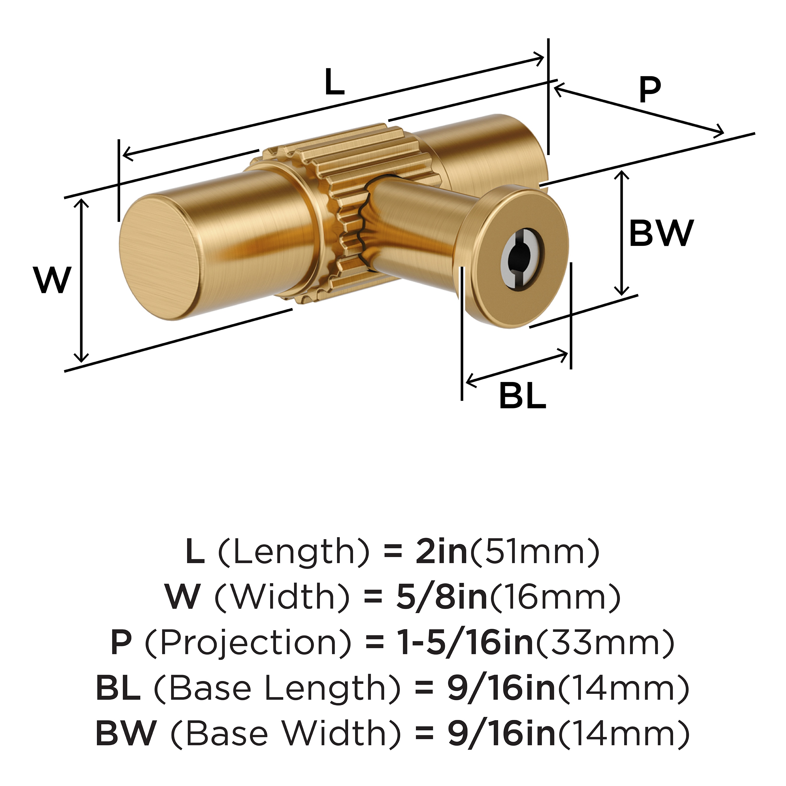 Amerock BP37801CZ Cabinet-Knobs - View #4