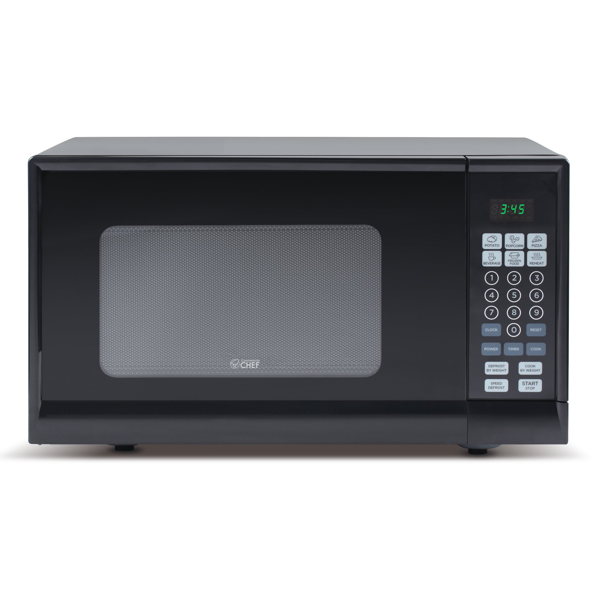 COMMERCIAL CHEF Countertop Microwave Oven 0.7 Cu. Ft. 700W, Black
