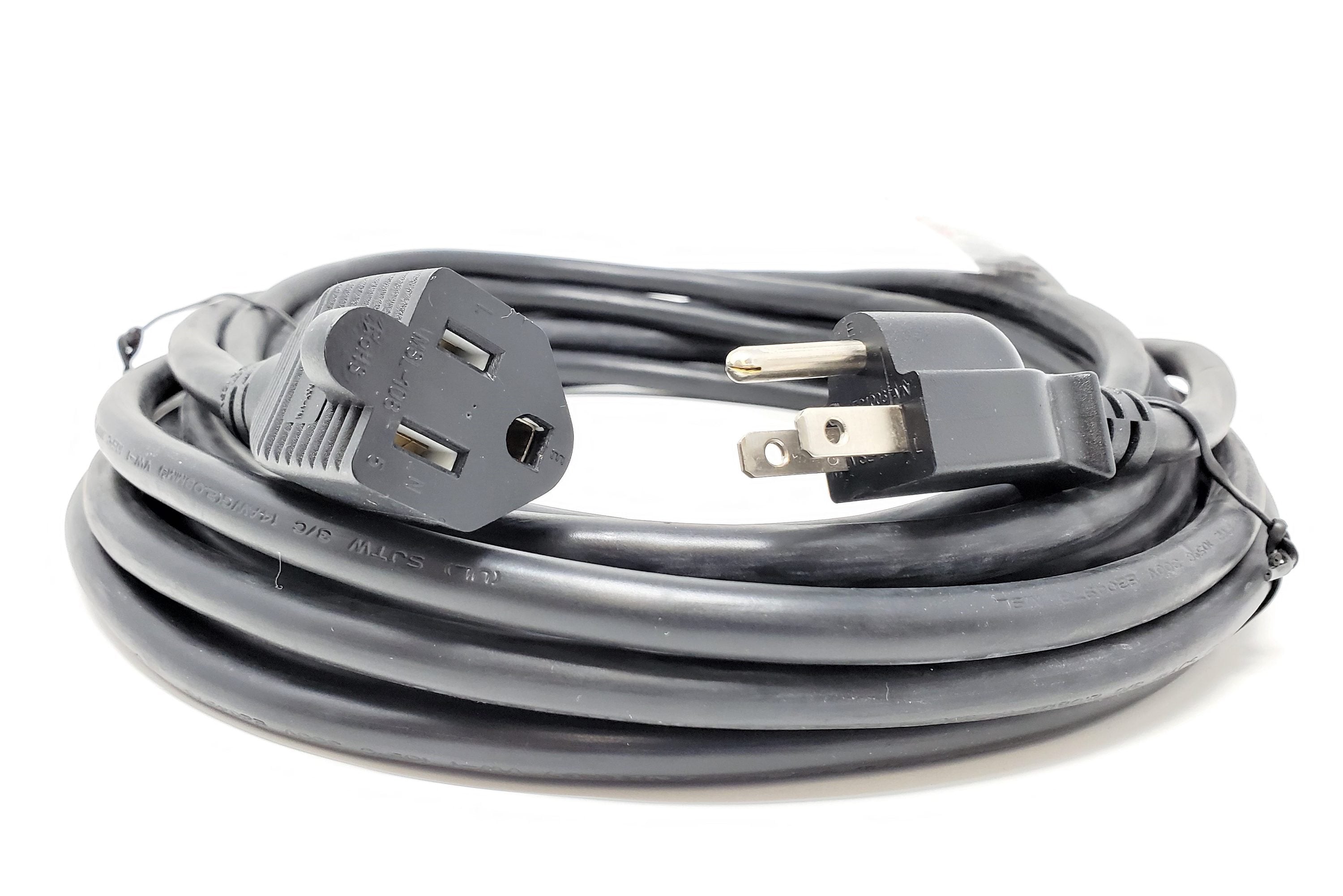 25 Foot Outdoor Extension Cord with 3 Electrical Power Outlets - 10/3 -  iron forge tools
