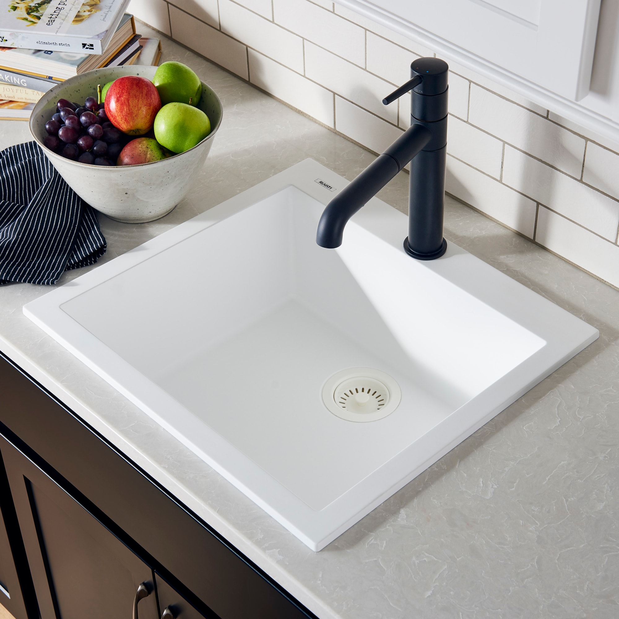 Plastic Sink Insert Collapsible Large Size White 16 x 22.5