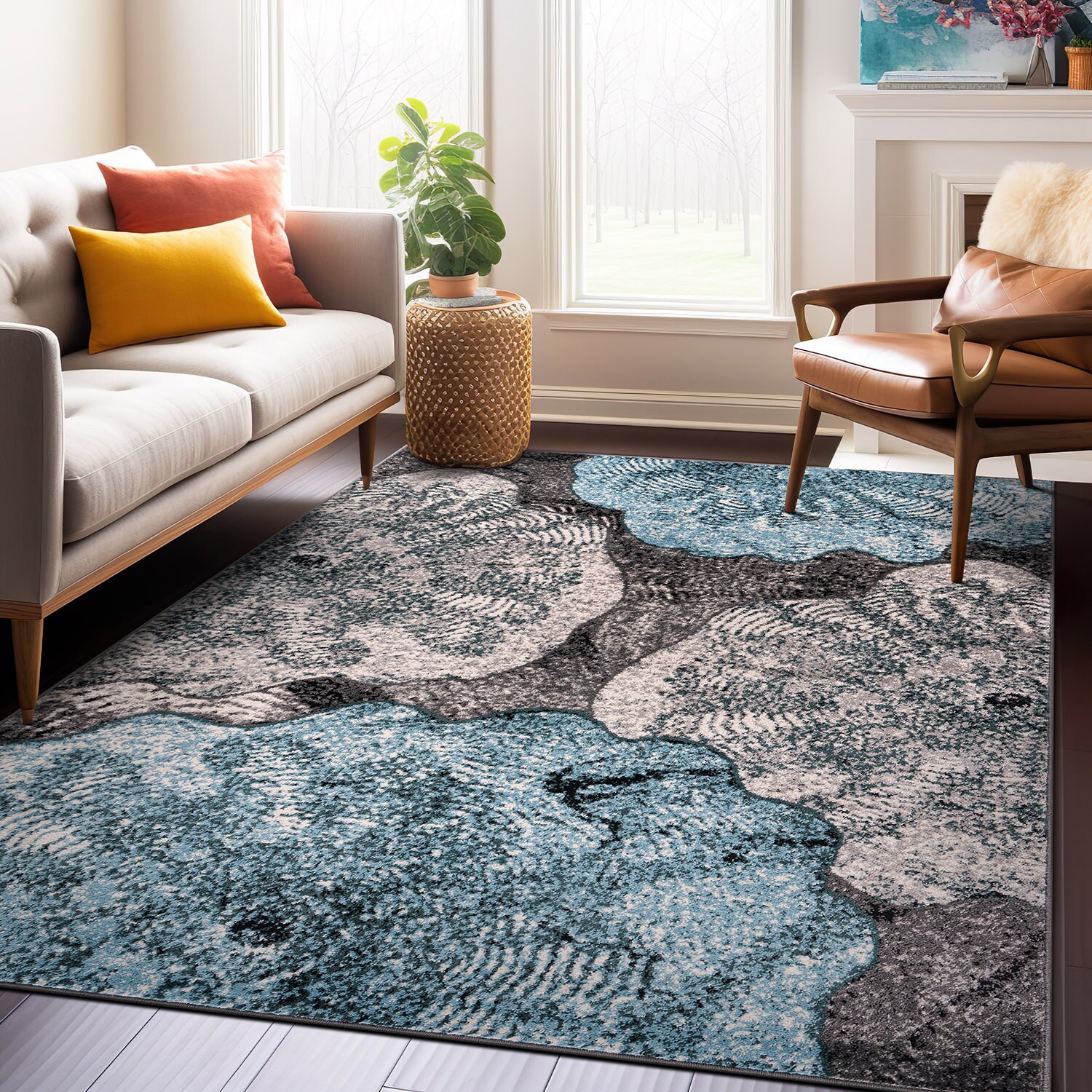 World Rug Gallery 400BLUE8X10 rugs - View #2