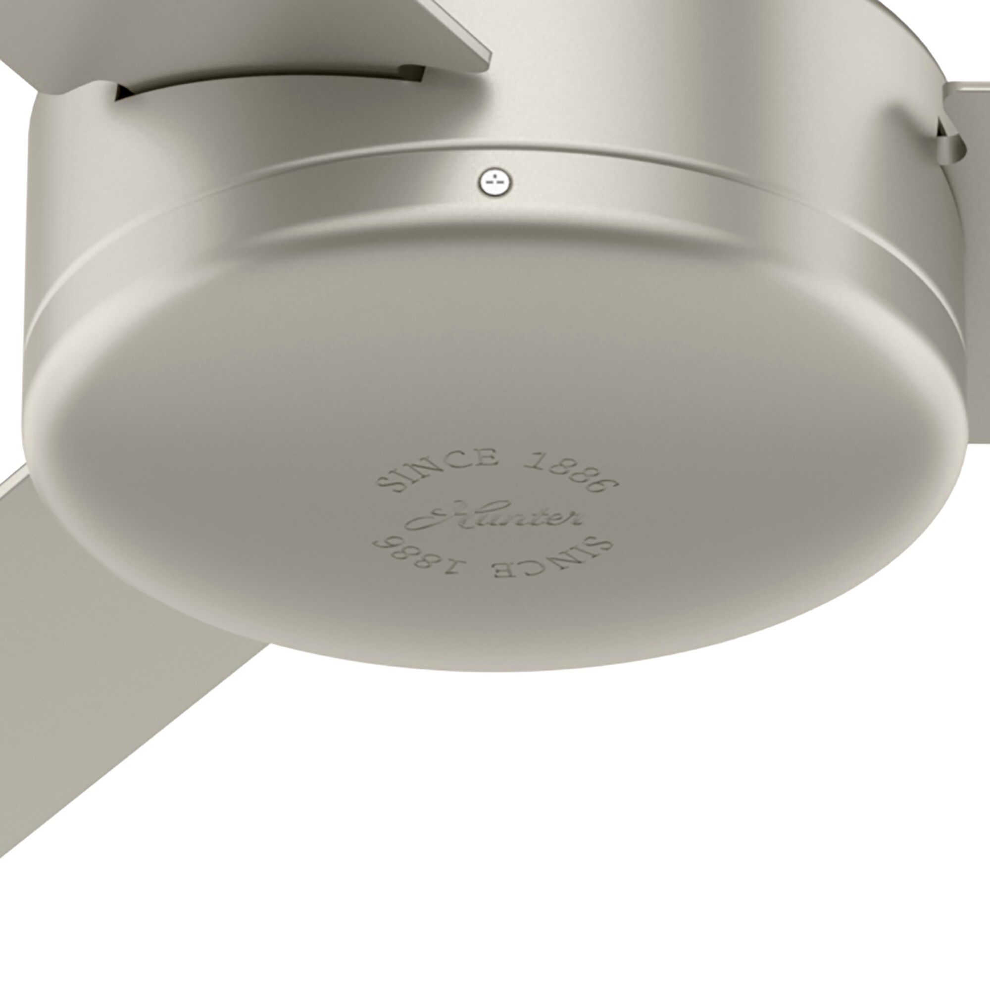 Hunter Presto 52-in Matte Nickel Indoor Ceiling Fan Wall-mounted with