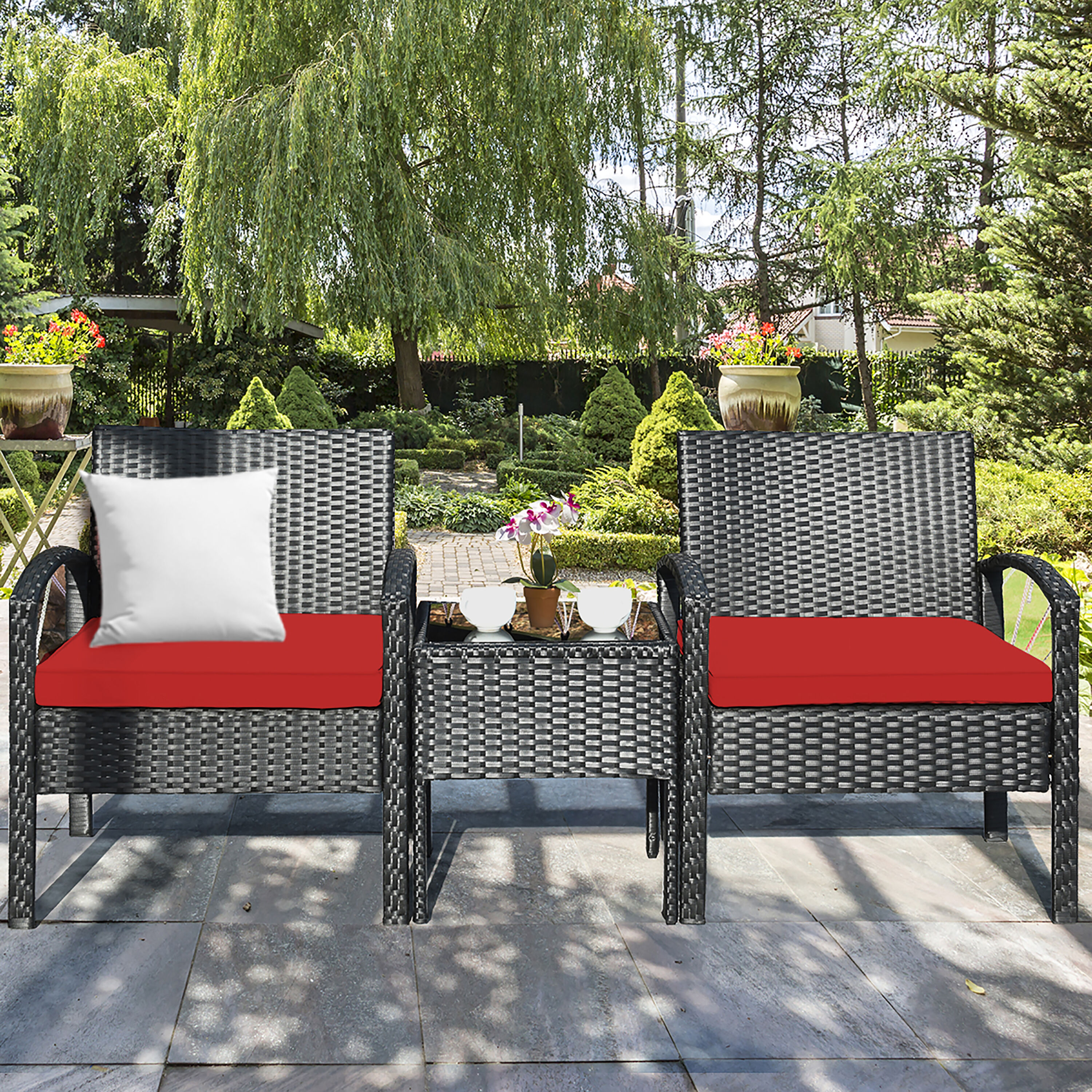 Costway HW63218RE Patio-Conversation-Sets - View #7