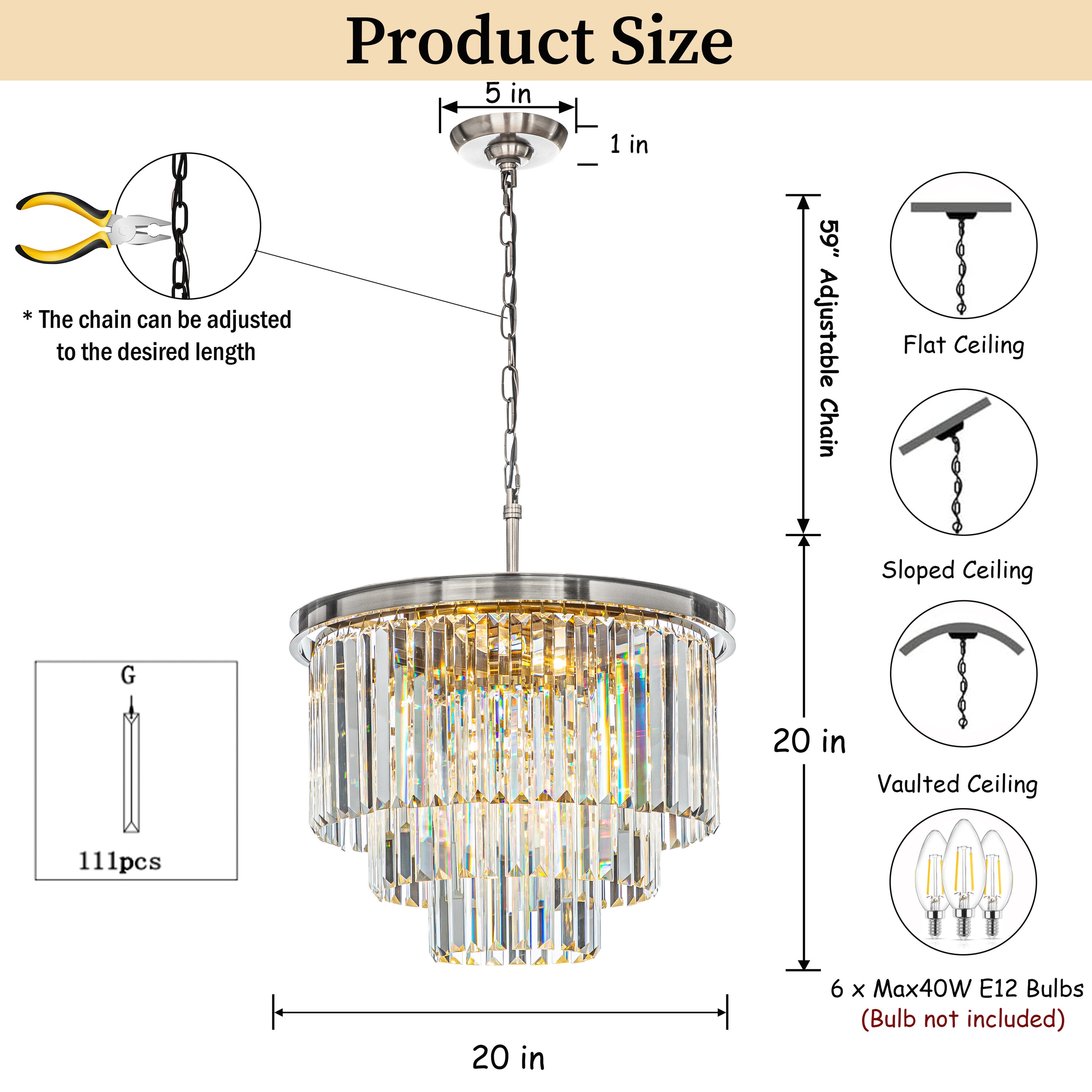 AloaDecor Lighting L7042D50SN08A b090015 - View #3