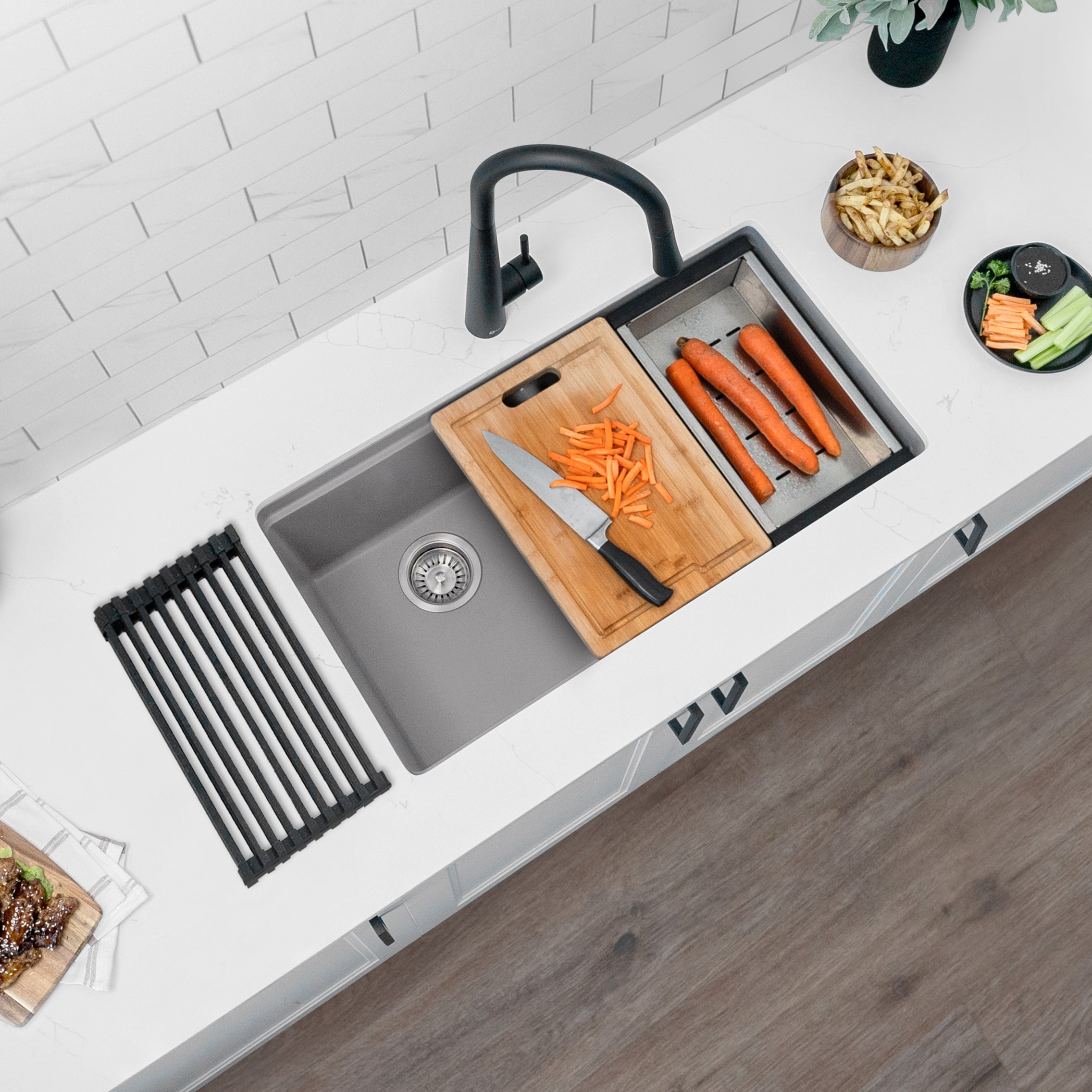 Stylish S-833WL1 Kitchen-Sinks - View #2