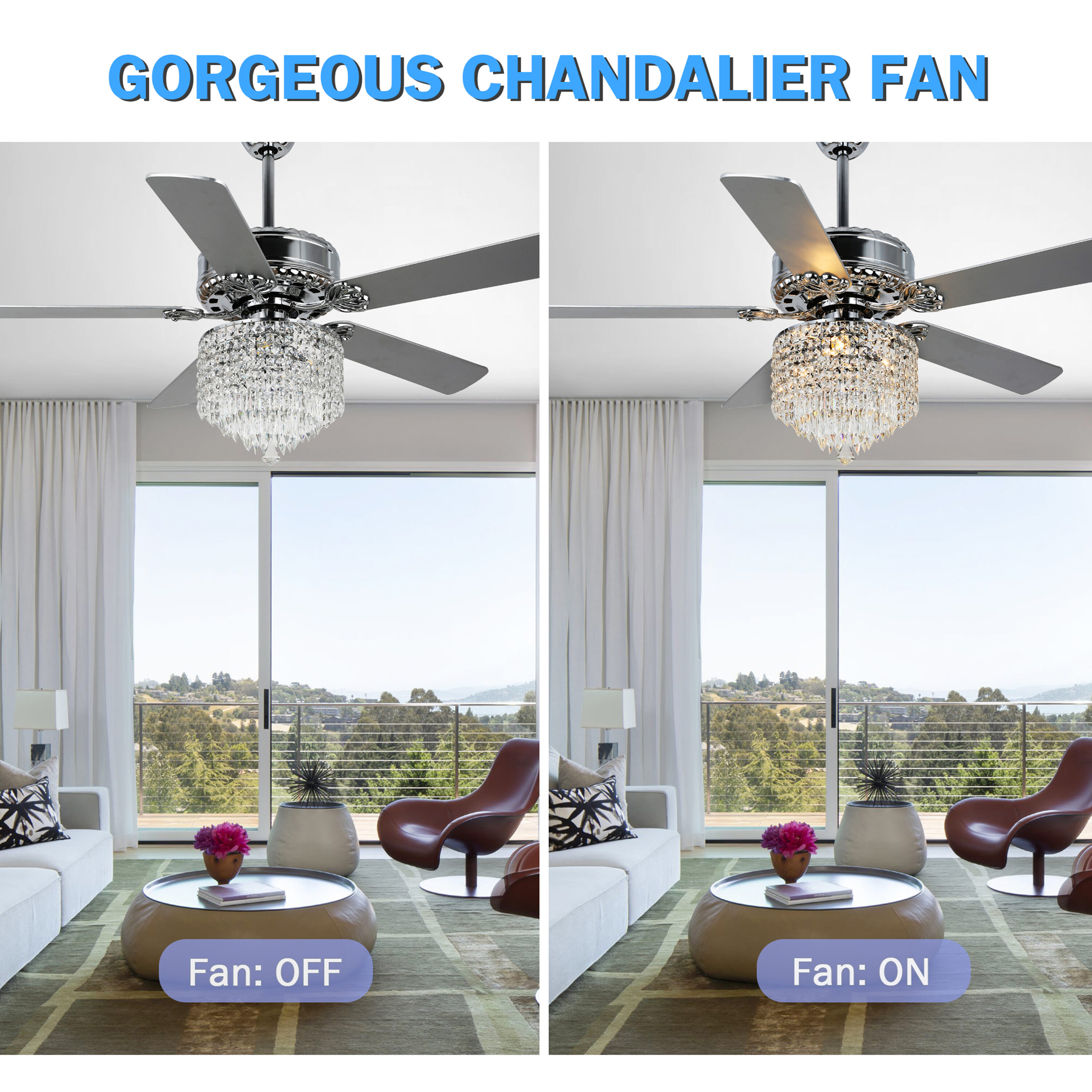 Oaks Decor BD2017 Ceiling-Fans - View #6