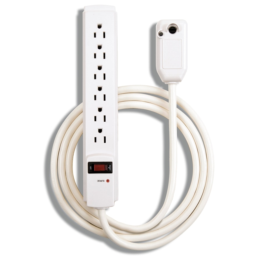 First Alert 90802-3FA-1-012 6-Outlet 1350 Joules Surge Protector