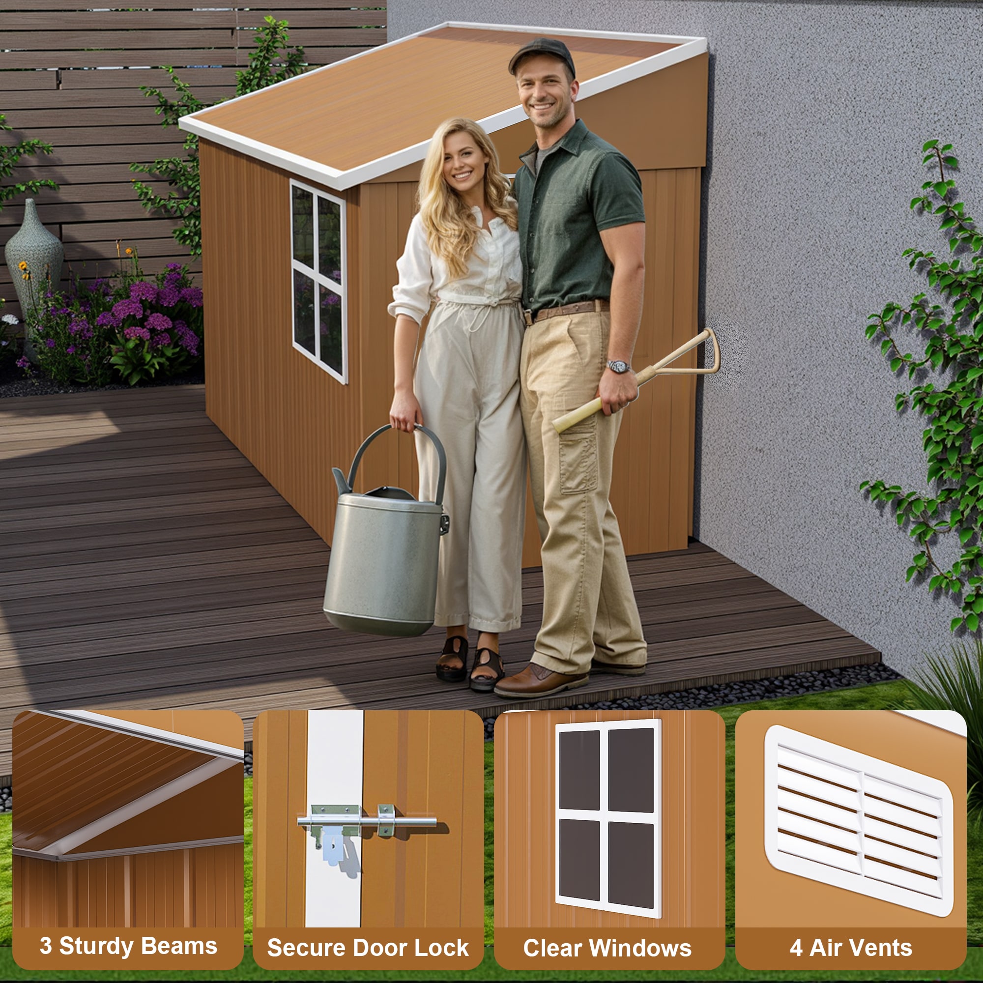 Mondawe MD-WWC00062 Metal-Storage-Buildings-Sheds - View #8