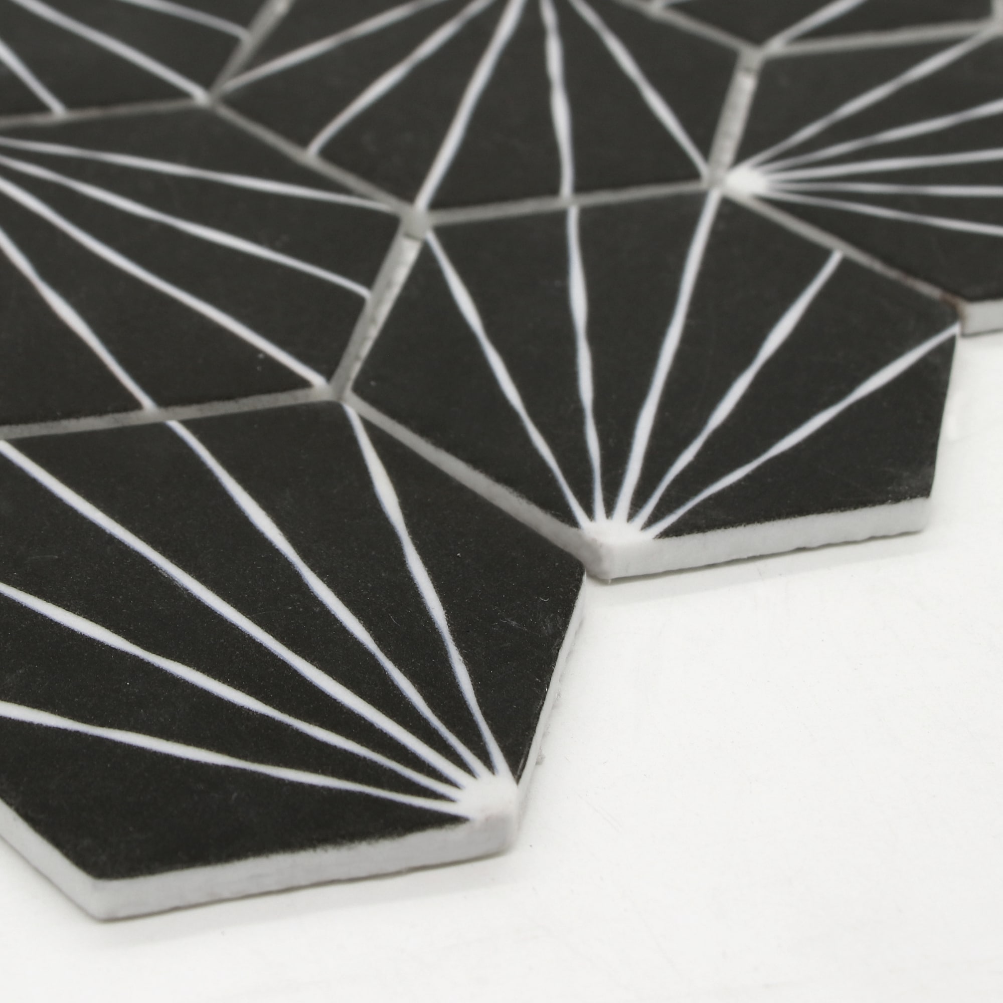 SUNWINGS HEXART-BLK-10 Ceramic-Tile - View #3