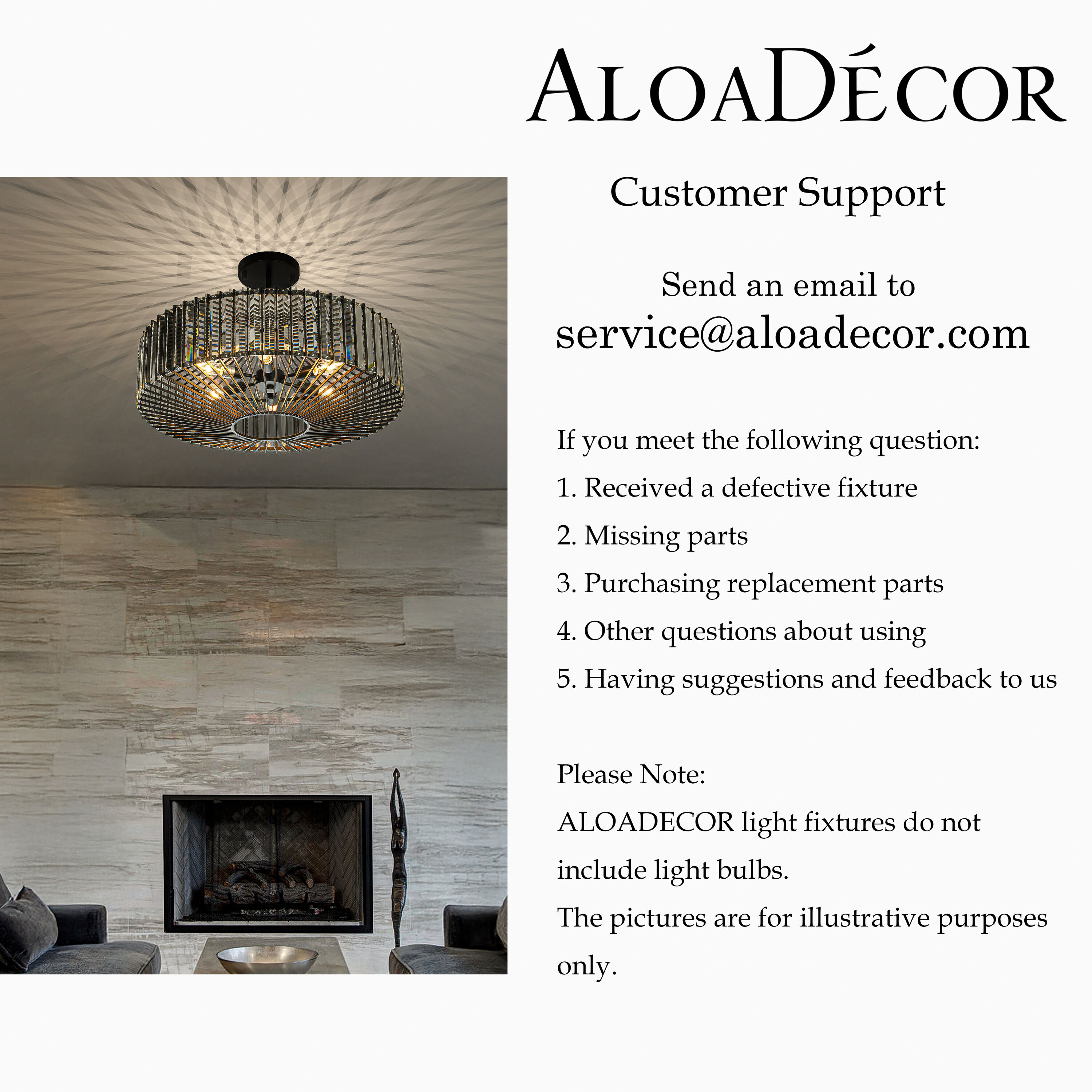 AloaDecor Lighting LC7211D62MB04A flushmounts - View #7