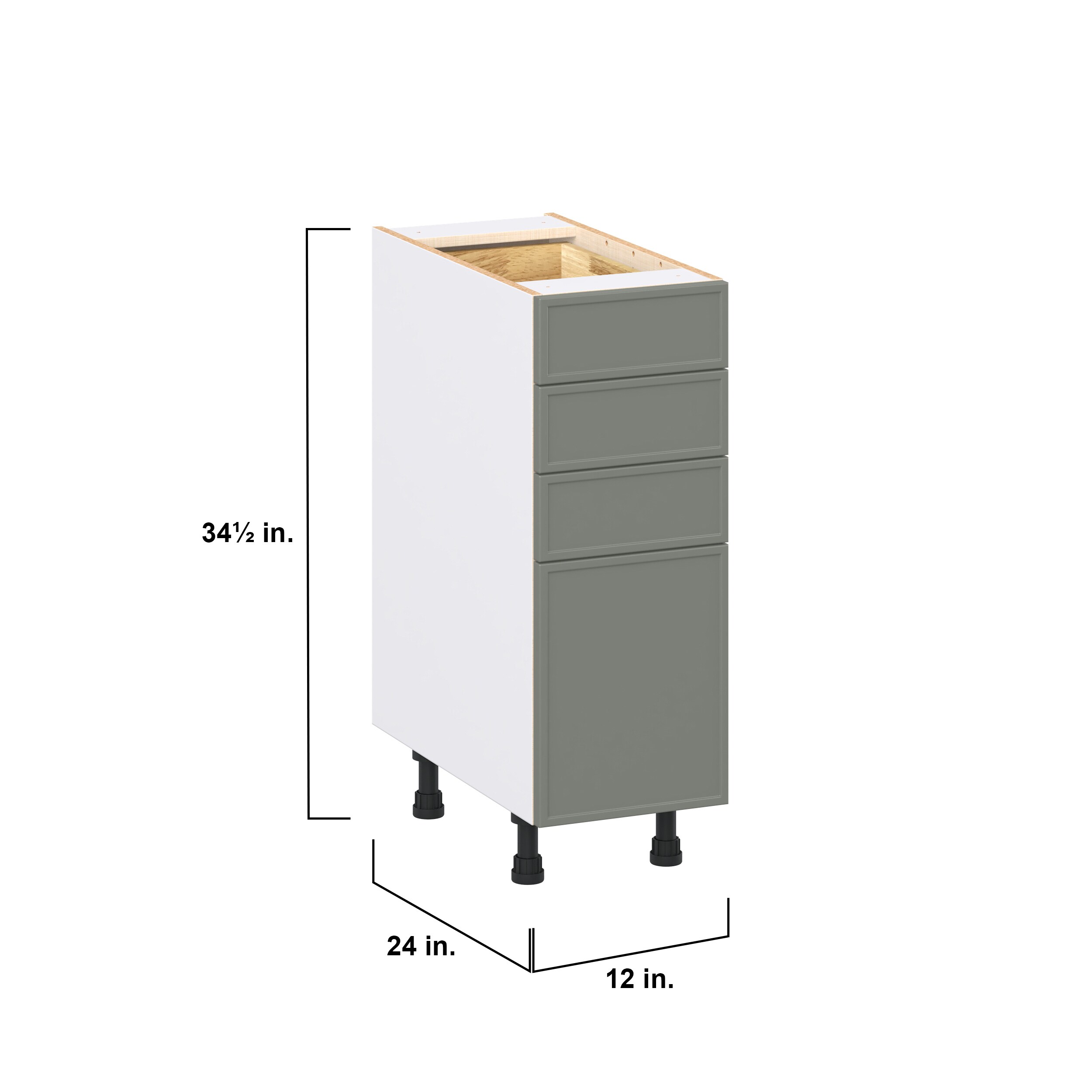 Hugo&Borg DSB4D12WD-CO Cabinets-Kitchen - View #4